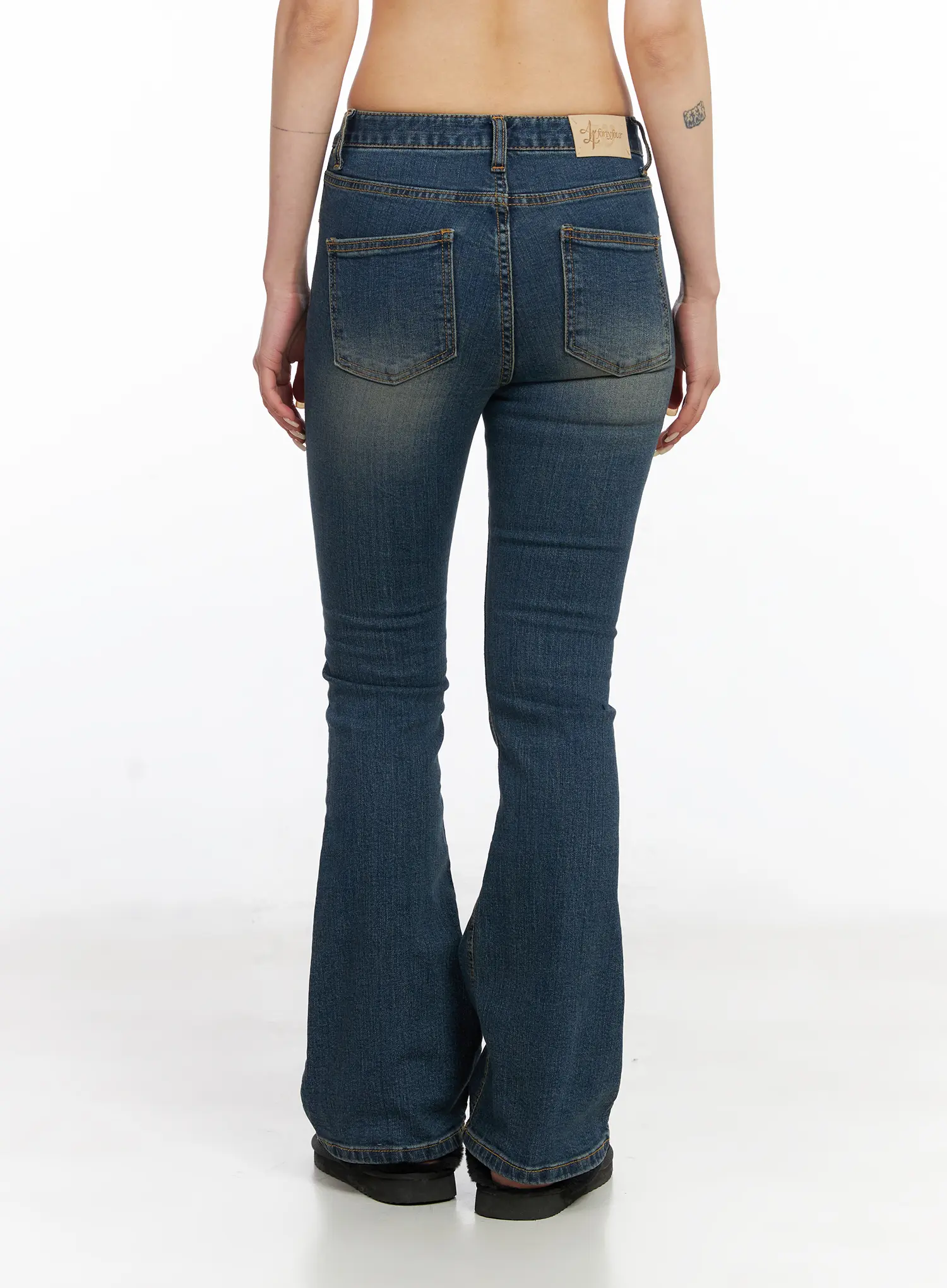 Azalea Washed Bootcut Flared Jeans CJ523 - Image 6