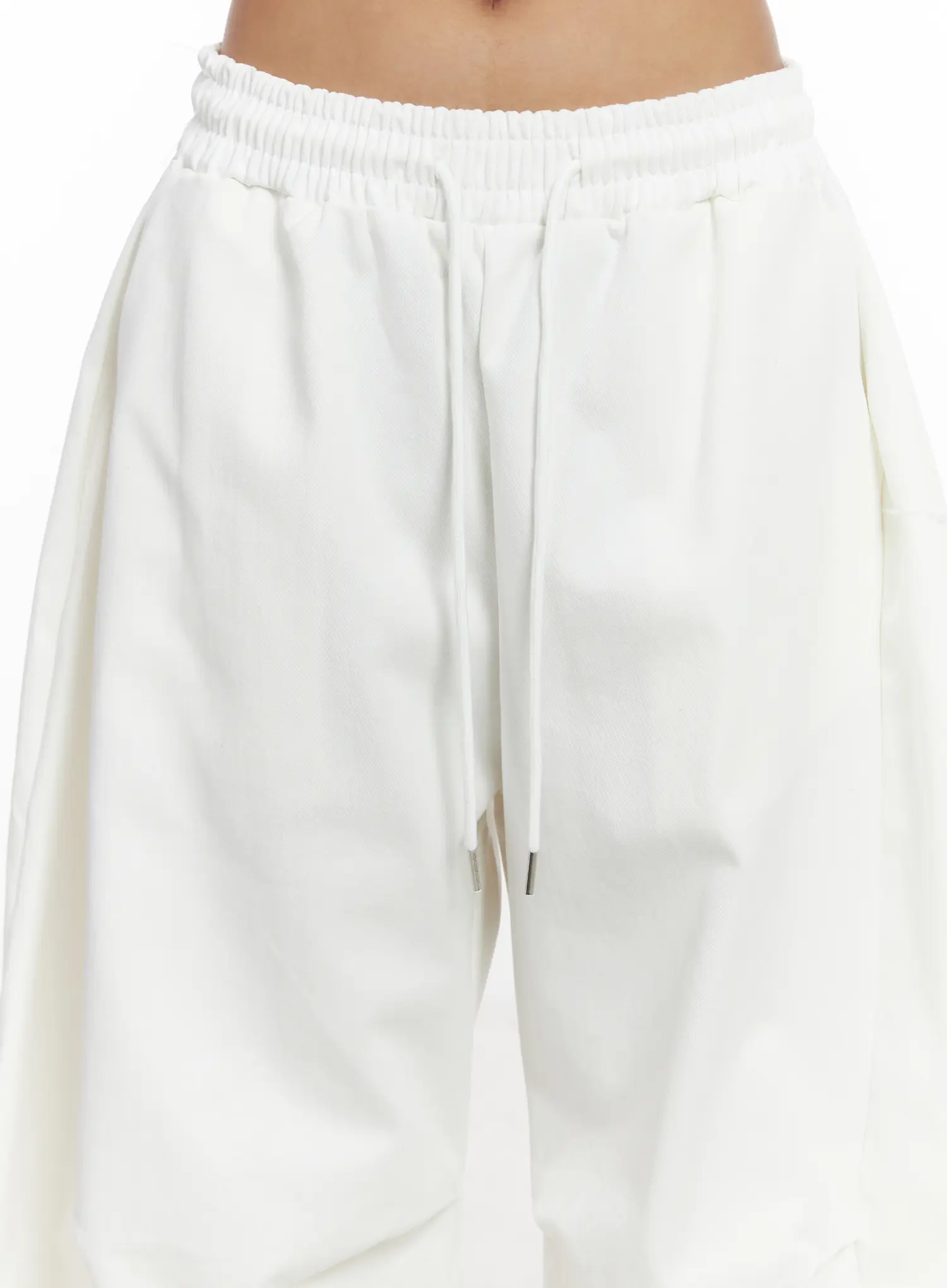 Back Pocket Detail White Pants CJ512 - Image 9