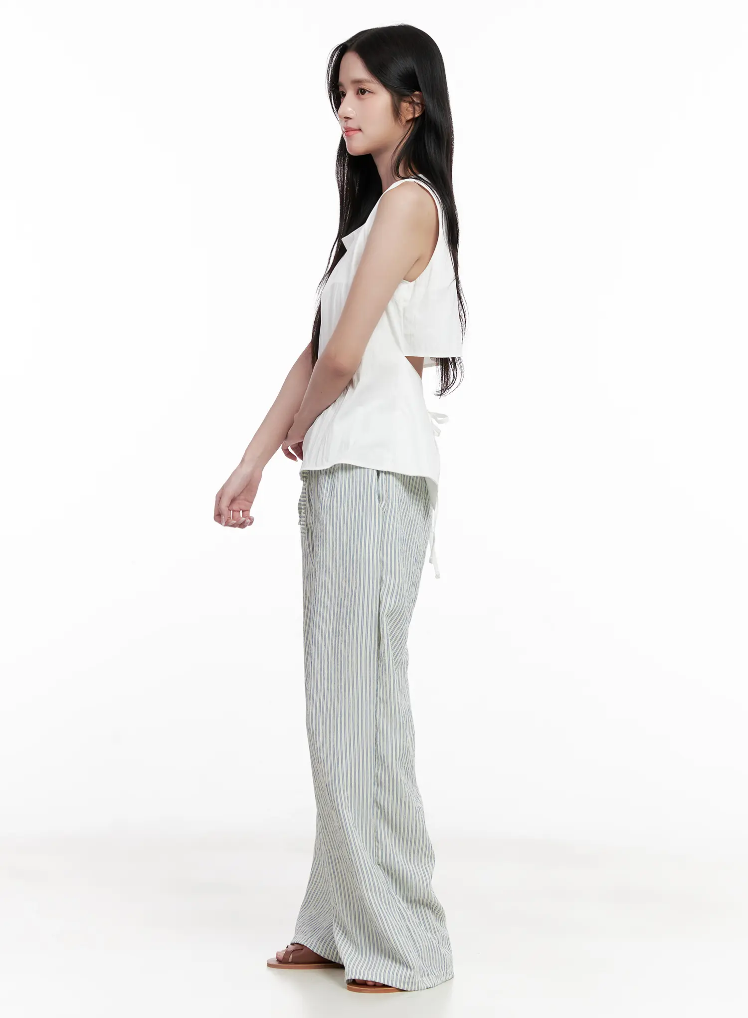 Back-Tie Square-Neck Tank CL516 - Image 4