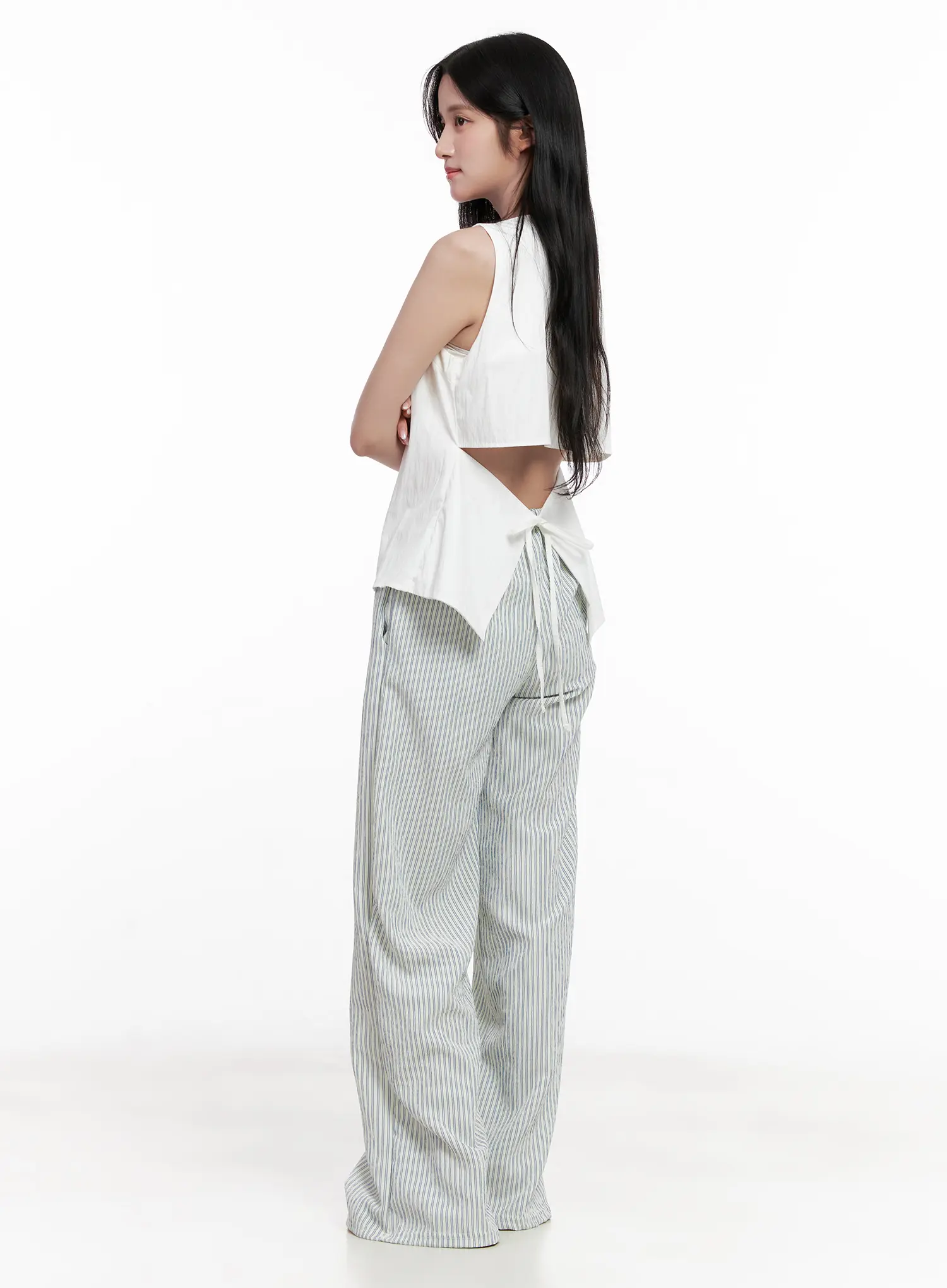 Back-Tie Square-Neck Tank CL516 - Image 5