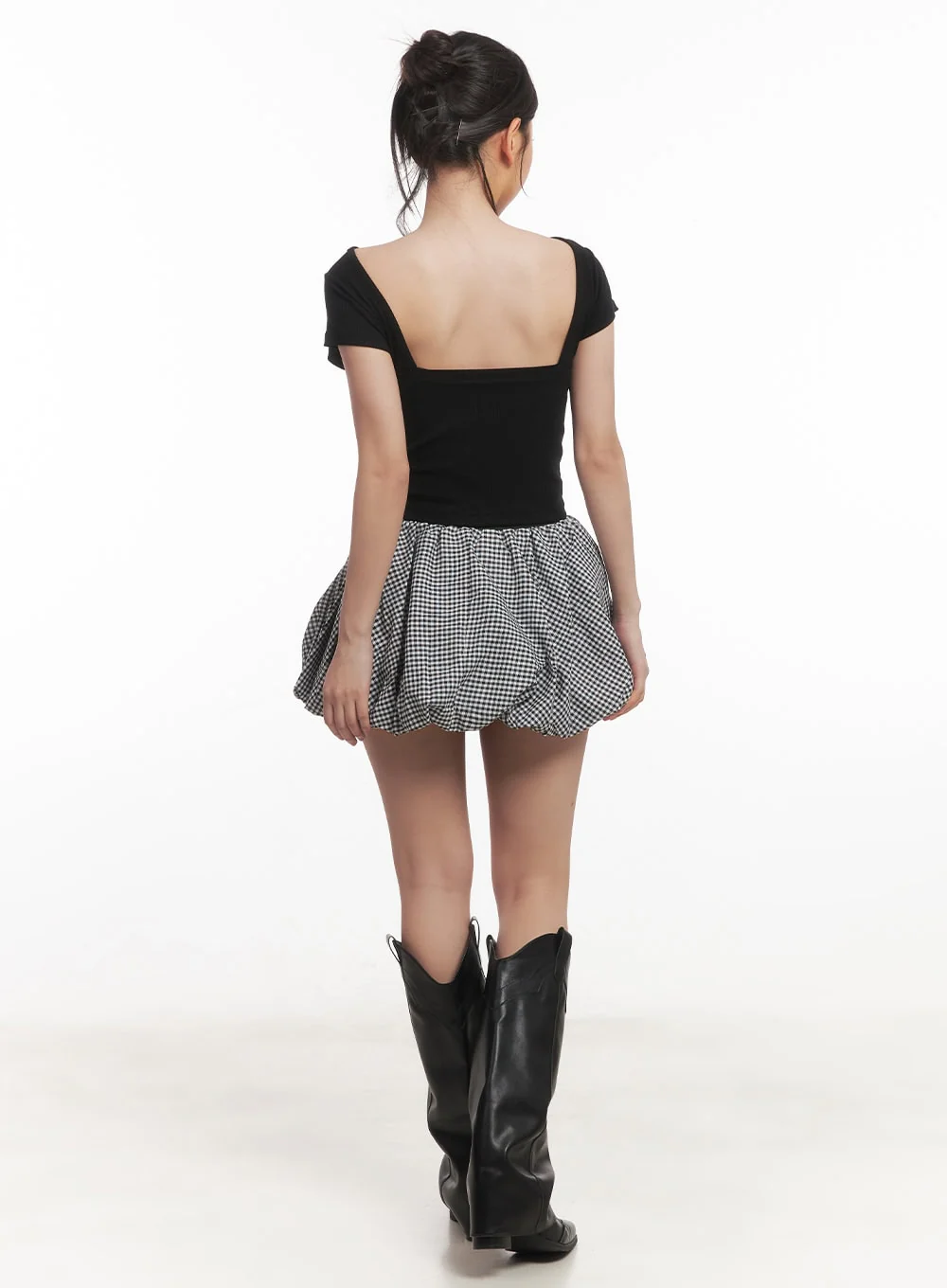 Backless Ribbed Crop Top CA529 - Image 7