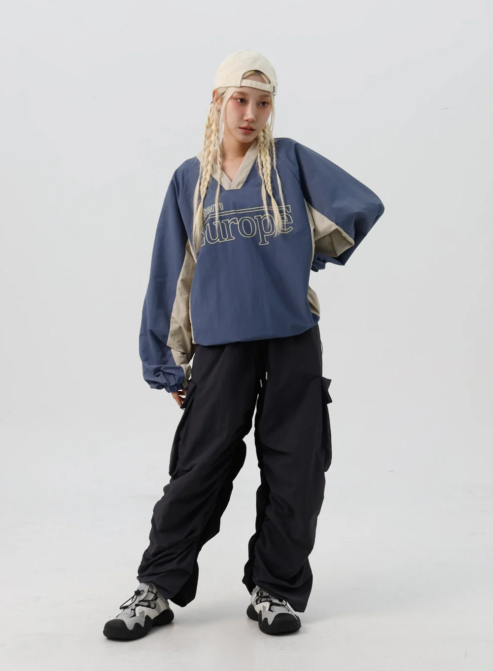 Baggy Cargo Pants IS311 - Image 4