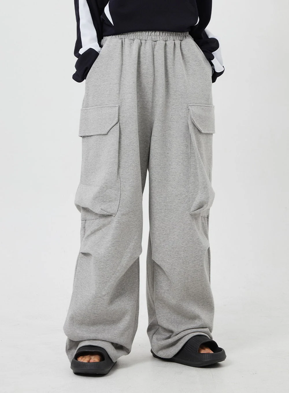 Baggy Cargo Track Pants Unisex CF327 - Image 9