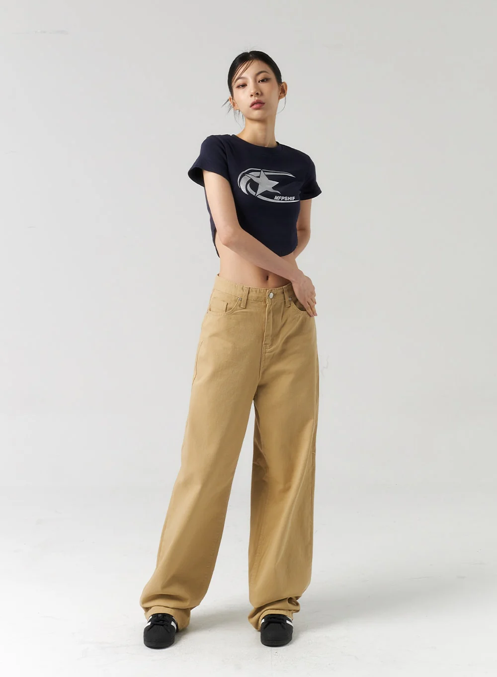 Baggy Cotton Pants CU320 - Image 10
