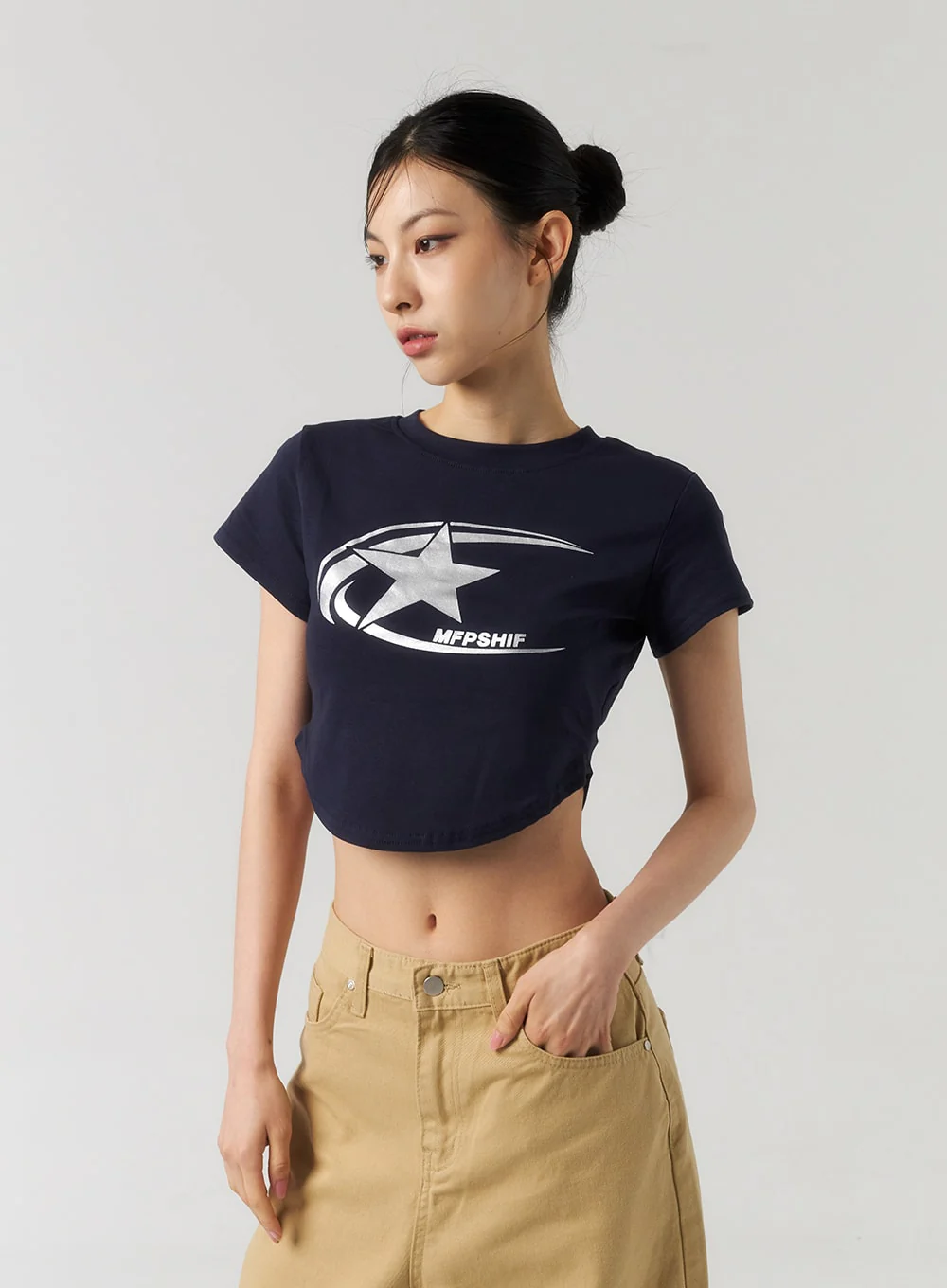 Baggy Cotton Pants CU320 - Image 11