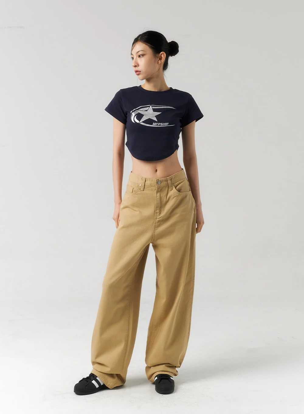 Baggy Cotton Pants CU320 - Image 4