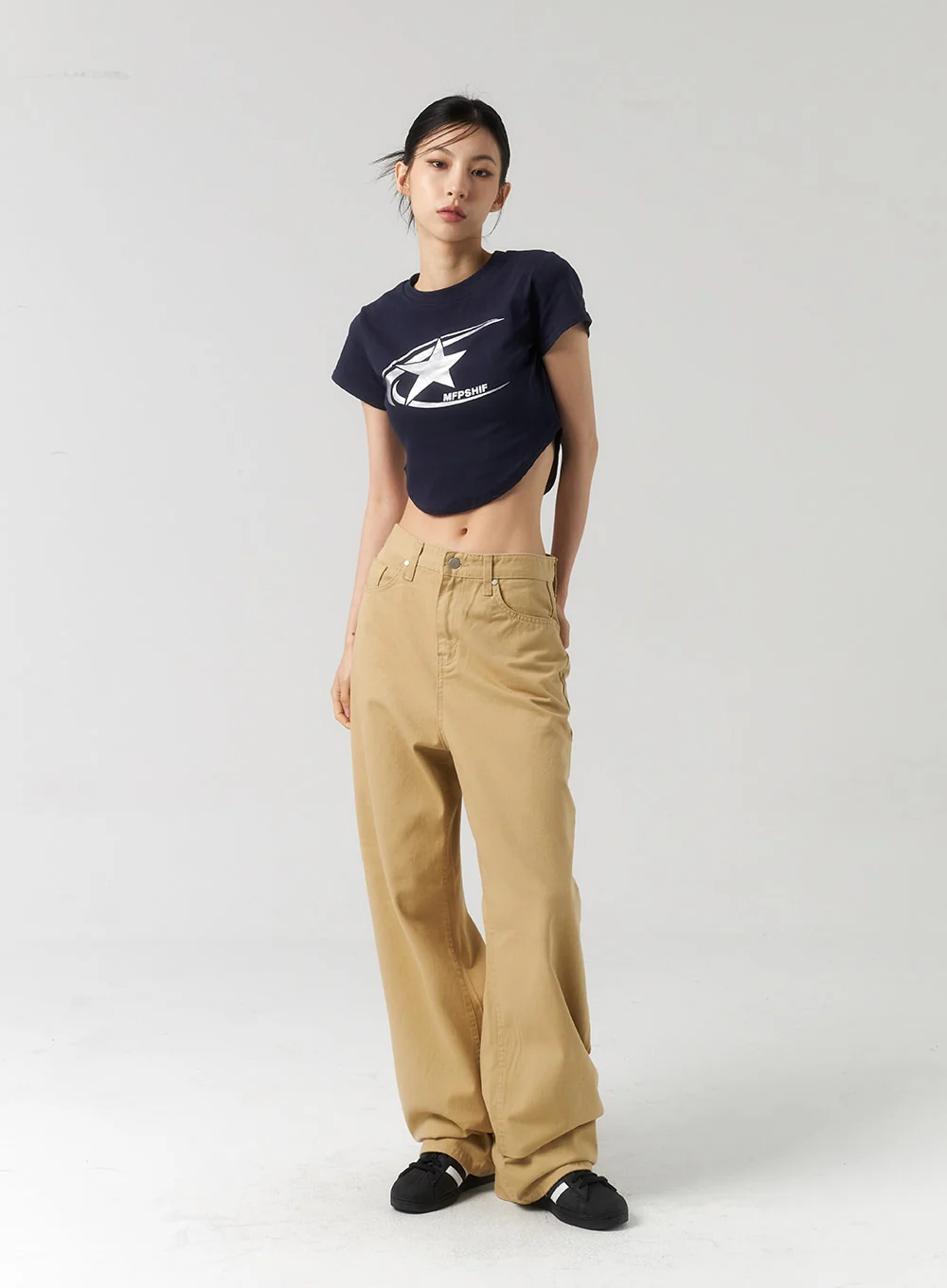 Baggy Cotton Pants CU320 - Image 7