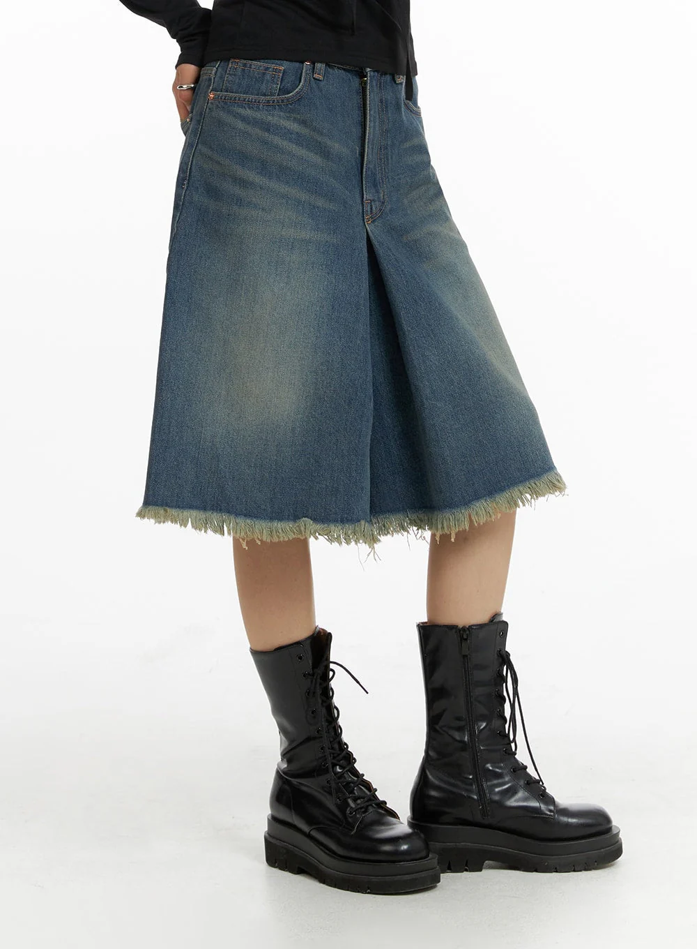 Baggy Flare Jorts CF429 - Image 3
