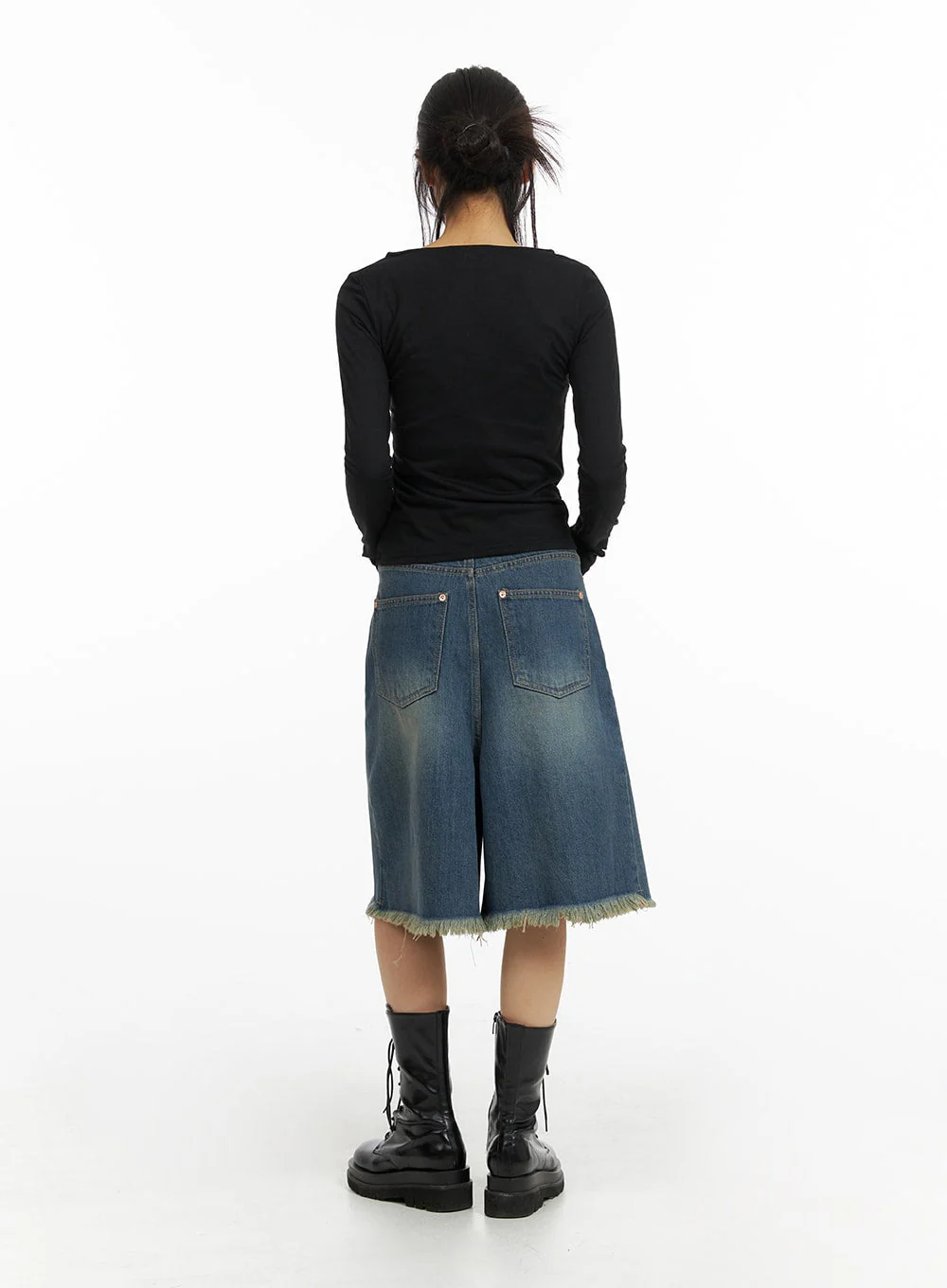 Baggy Flare Jorts CF429 - Image 6