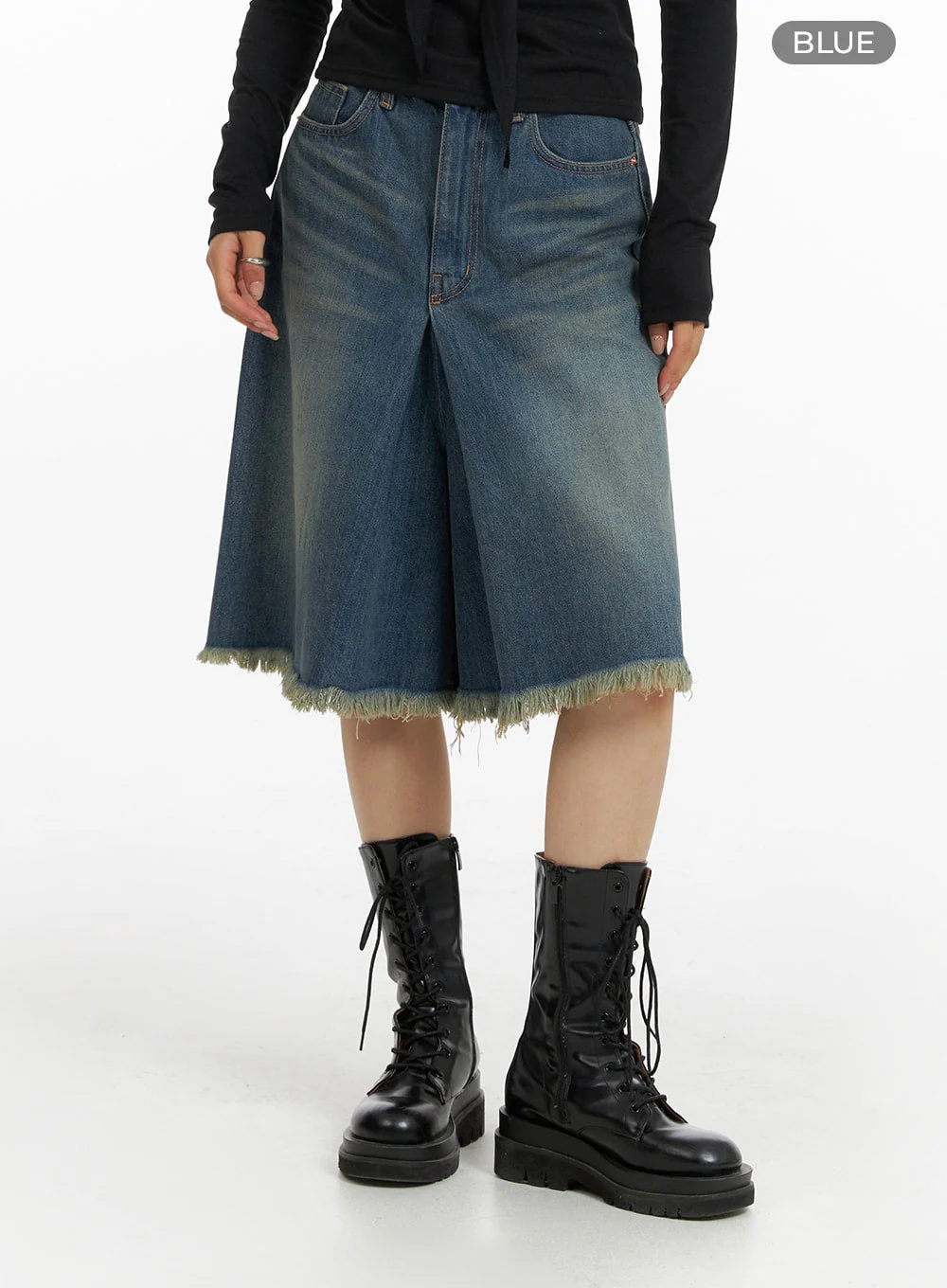 Baggy Flare Jorts CF429 - Image 7