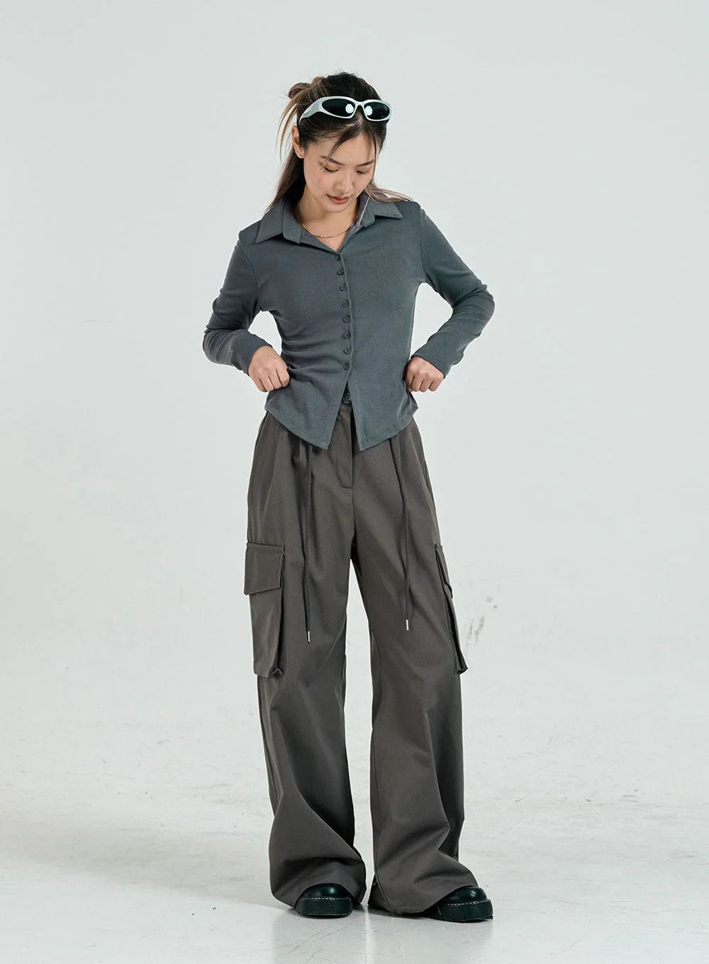 Baggy Maxi Cargo Pants CO14 - Image 4