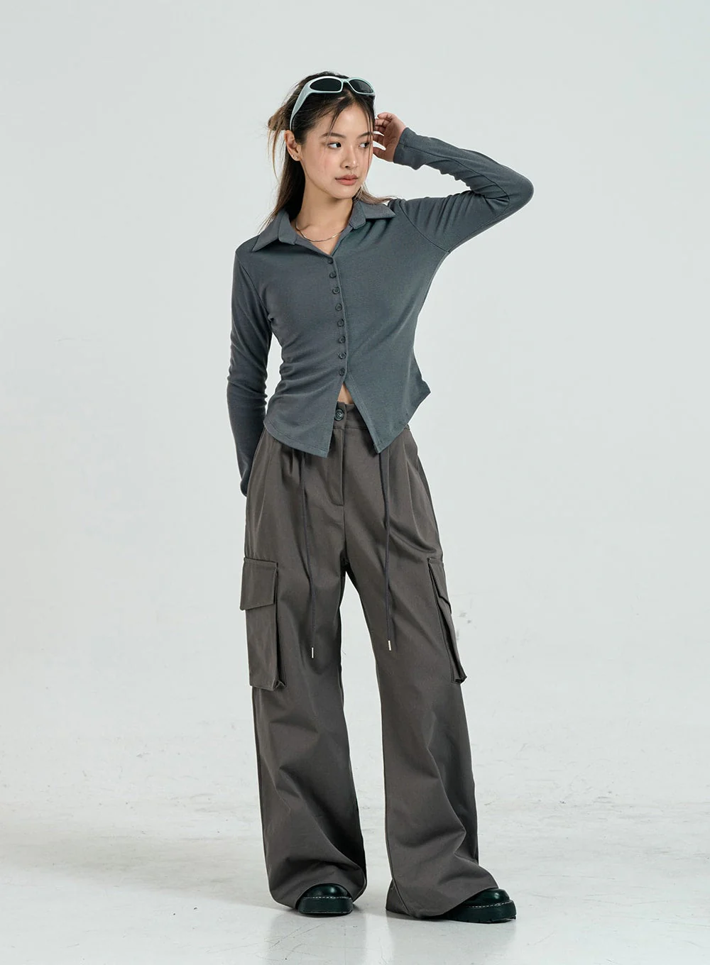 Baggy Maxi Cargo Pants CO14 - Image 8
