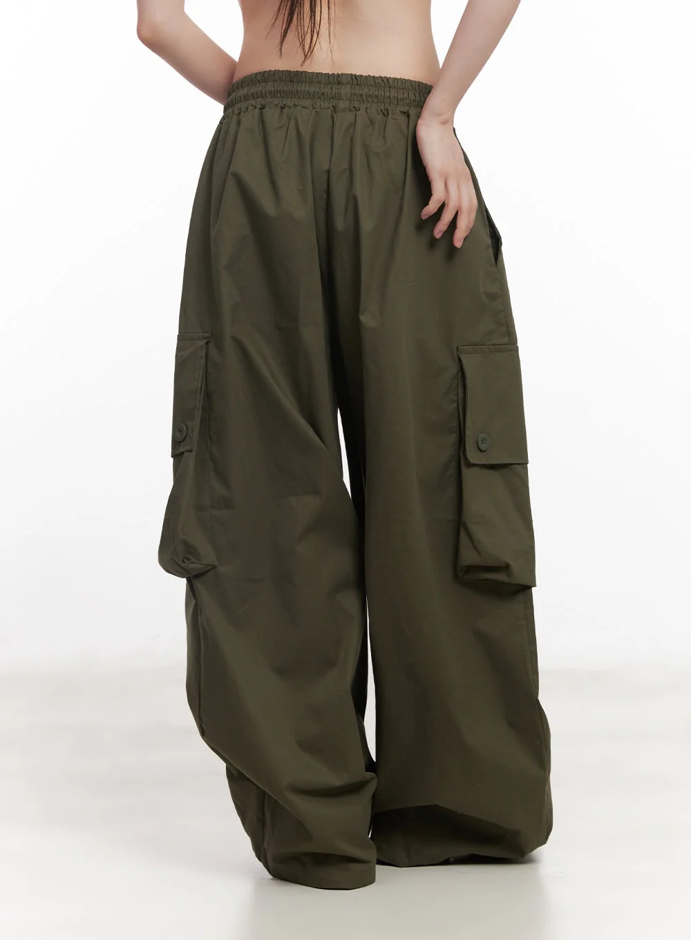 Balloon-Fit Baggy Cargo Pants CY520 - Image 6