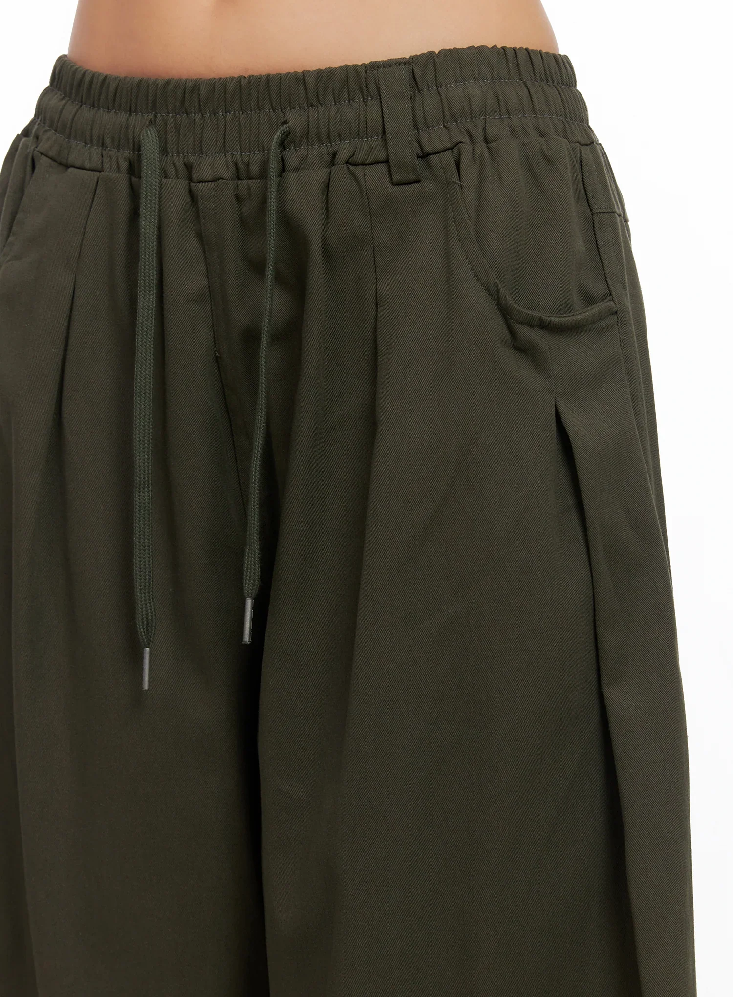 Balloon Wide Leg Cotton Pants CO515 - Image 3