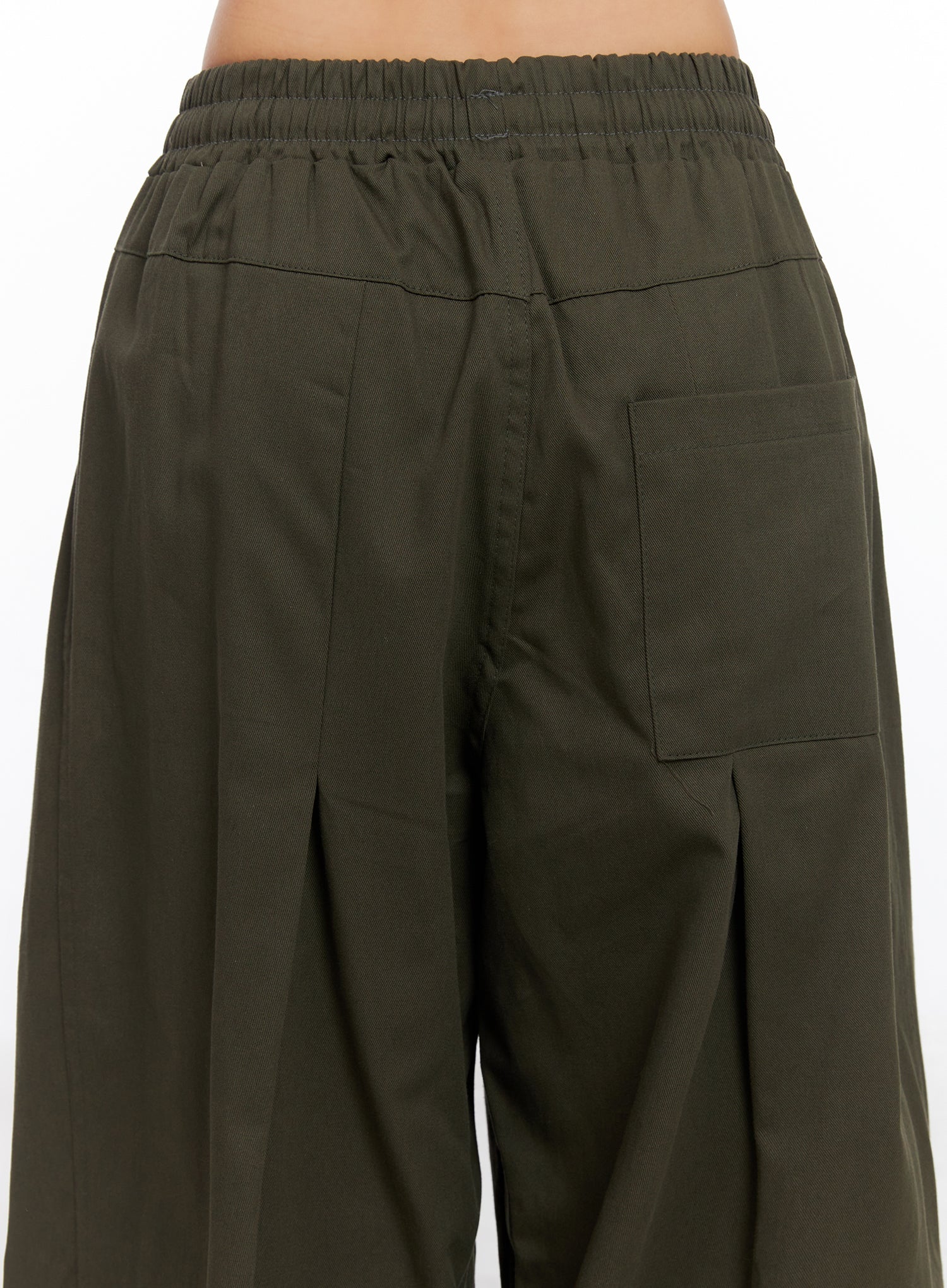 Balloon Wide Leg Cotton Pants CO515 - Image 7