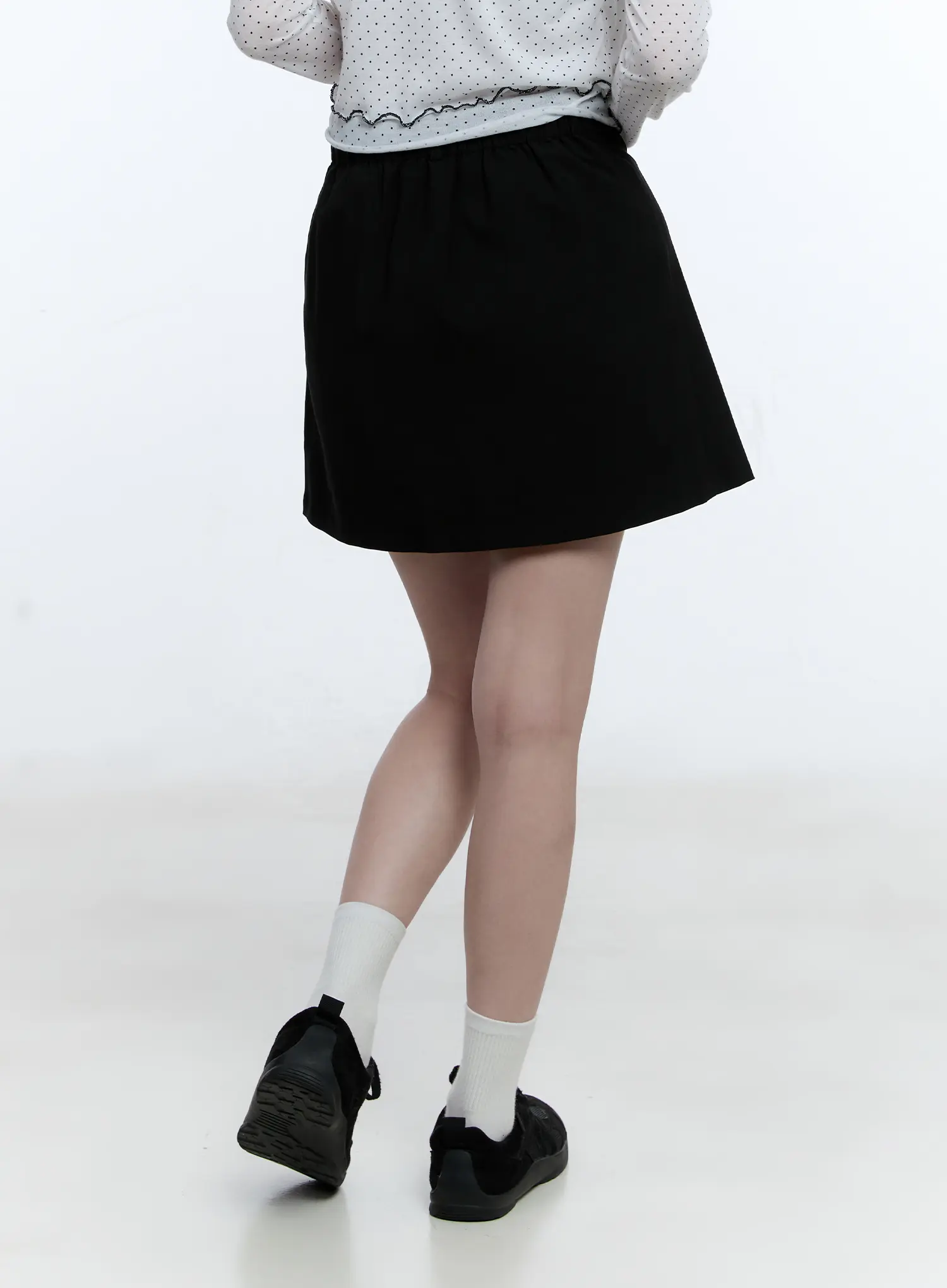 Banded Pleated Mini Skirt CG513 - Image 6