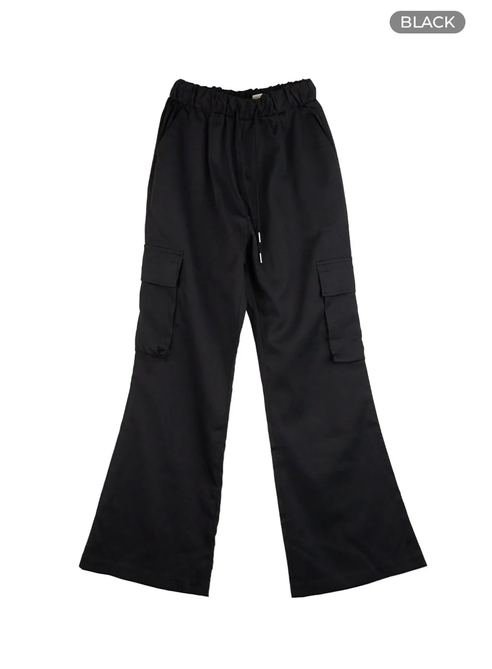 Banded Pocket Boot-Cut Cargo Pants OS410 - Image 9