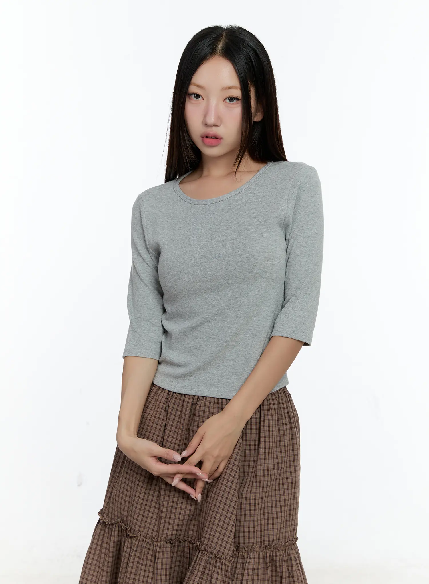 Basic 3/4 Sleeve Top CS517 - Image 9