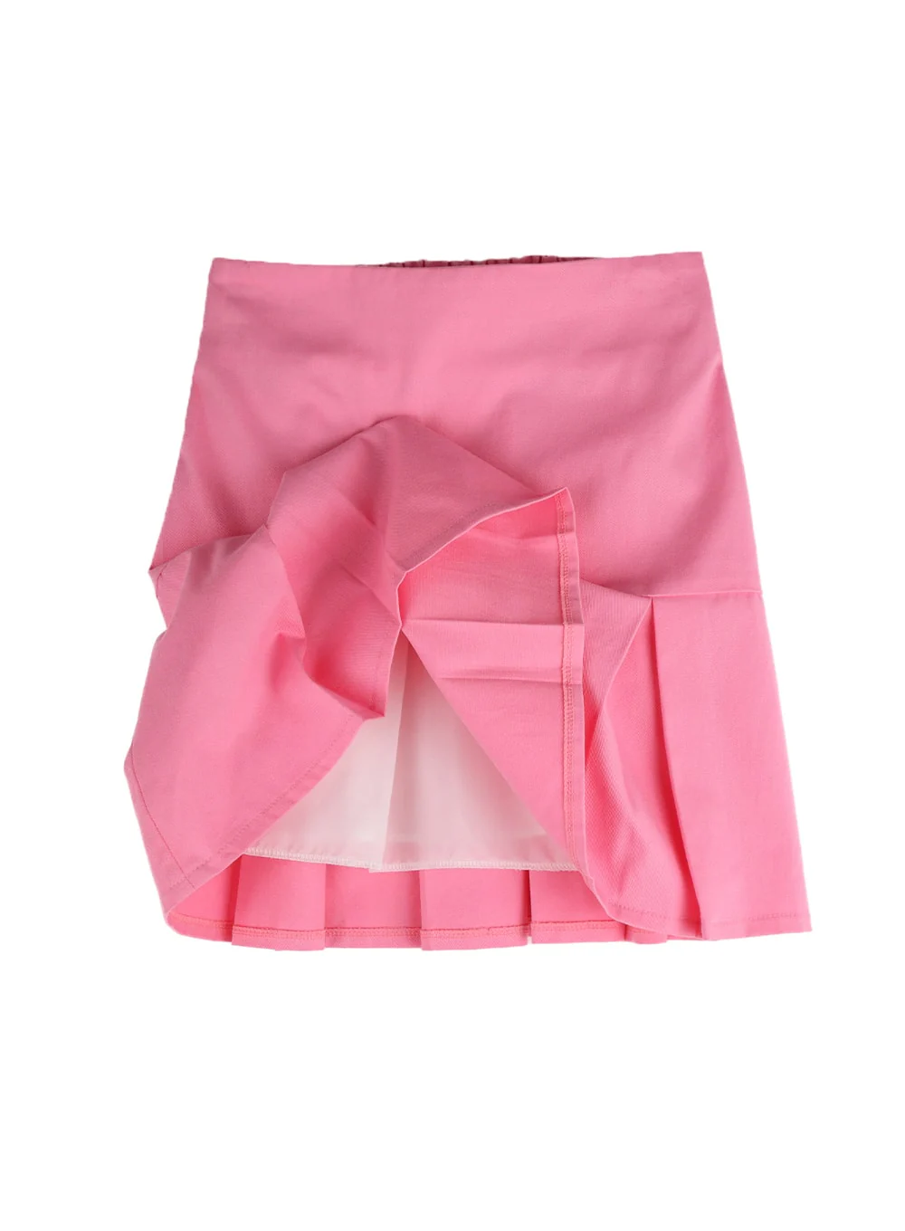 Basic Cotton Pleated Mini Skirt IM406 - Image 12