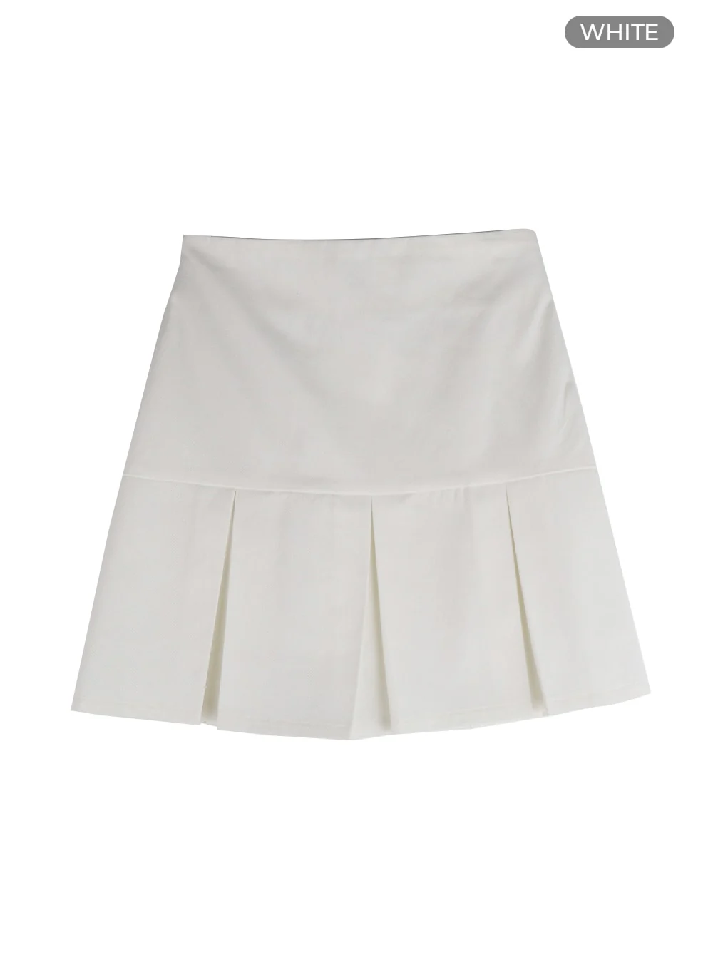 Basic Cotton Pleated Mini Skirt IM406 - Image 8