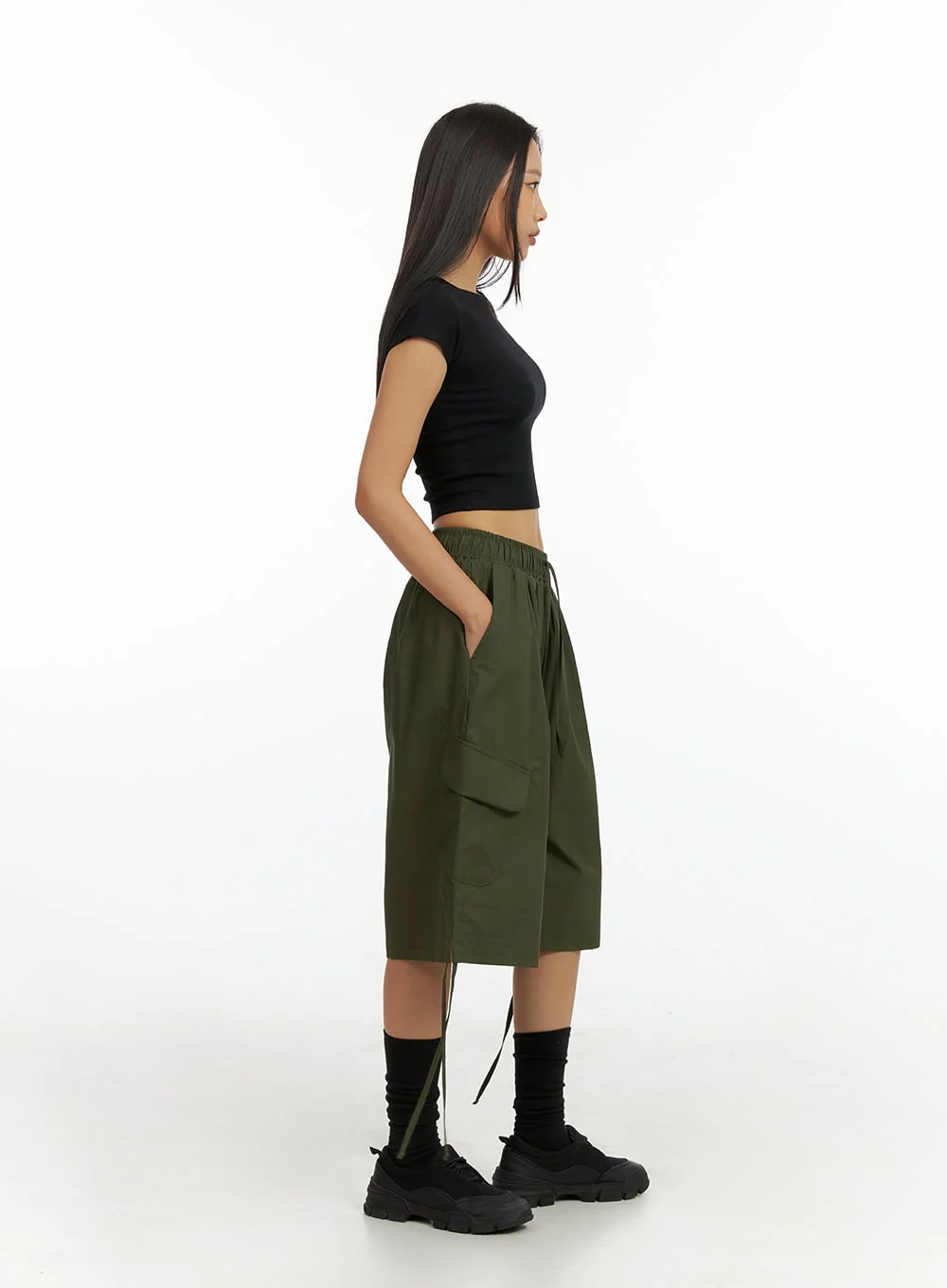 Basic Cotton Spice Crop Top IL409 - Image 6