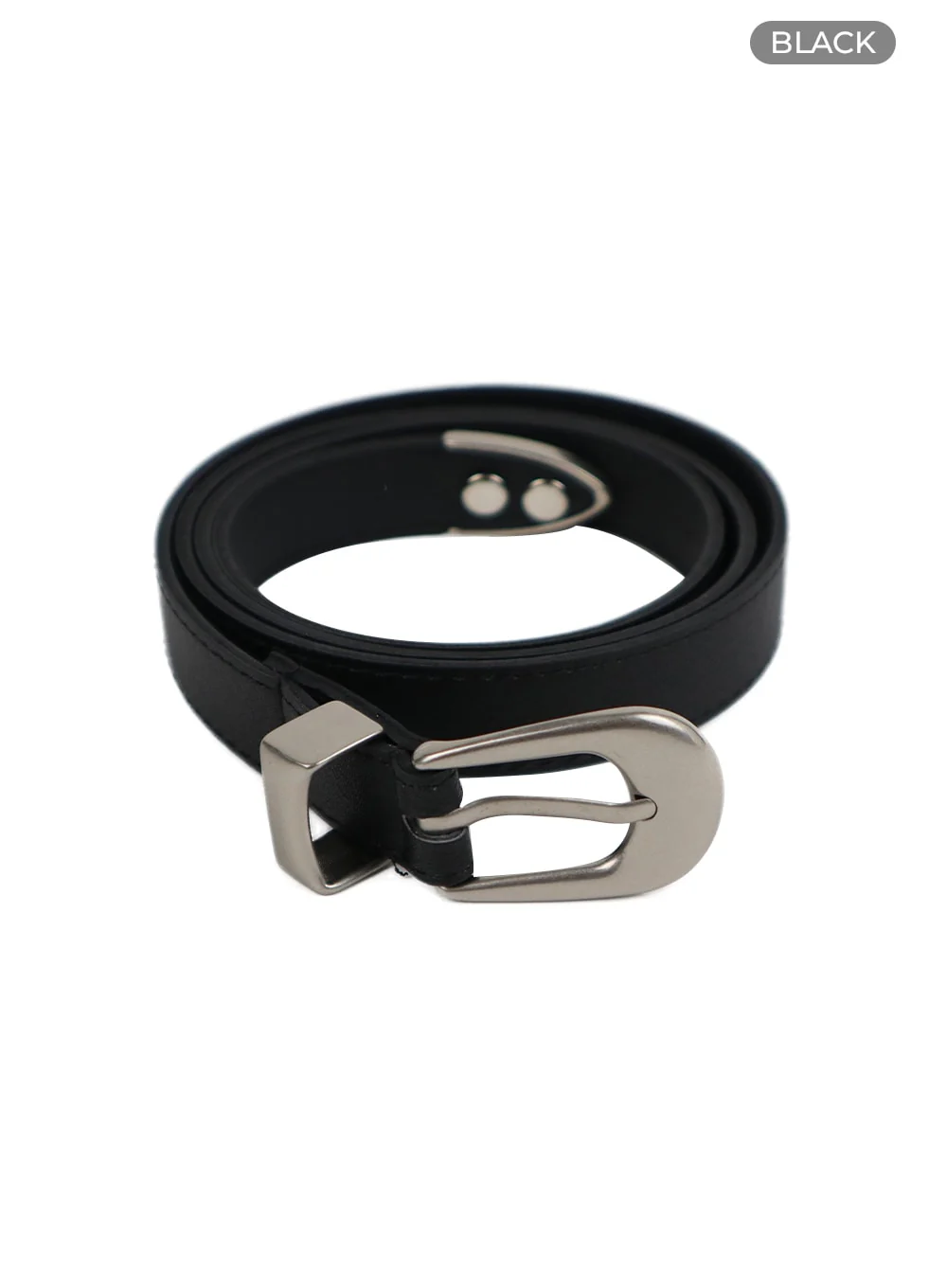 Basic Faux Leather Belt IF421 - Image 5