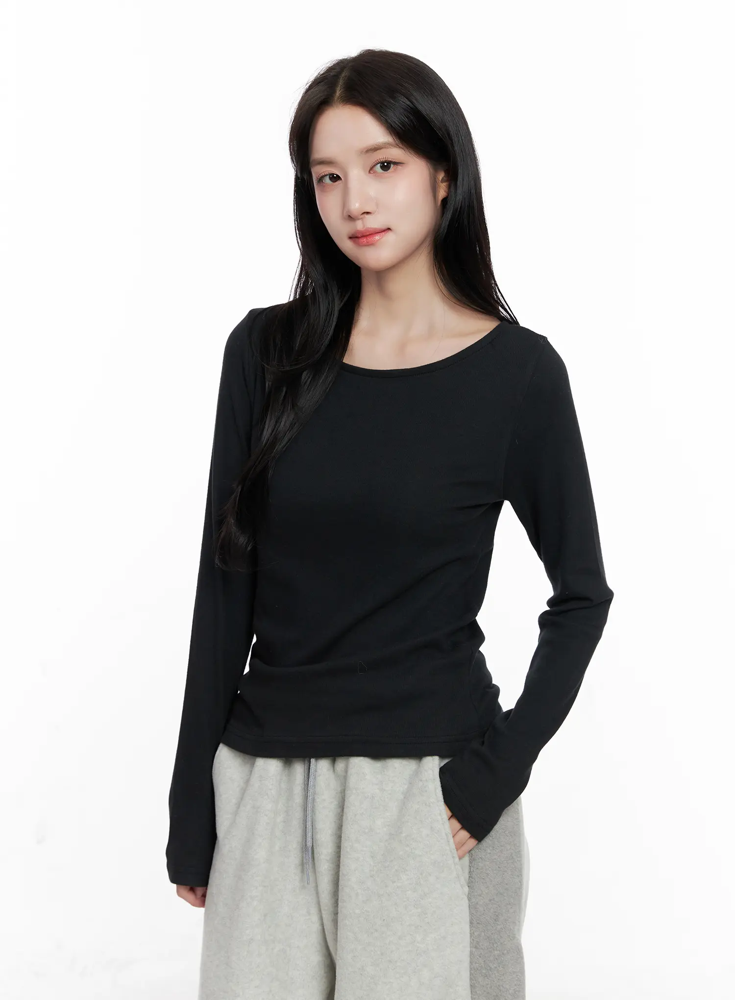 Basic Long Sleeve Top CO522 - Image 2