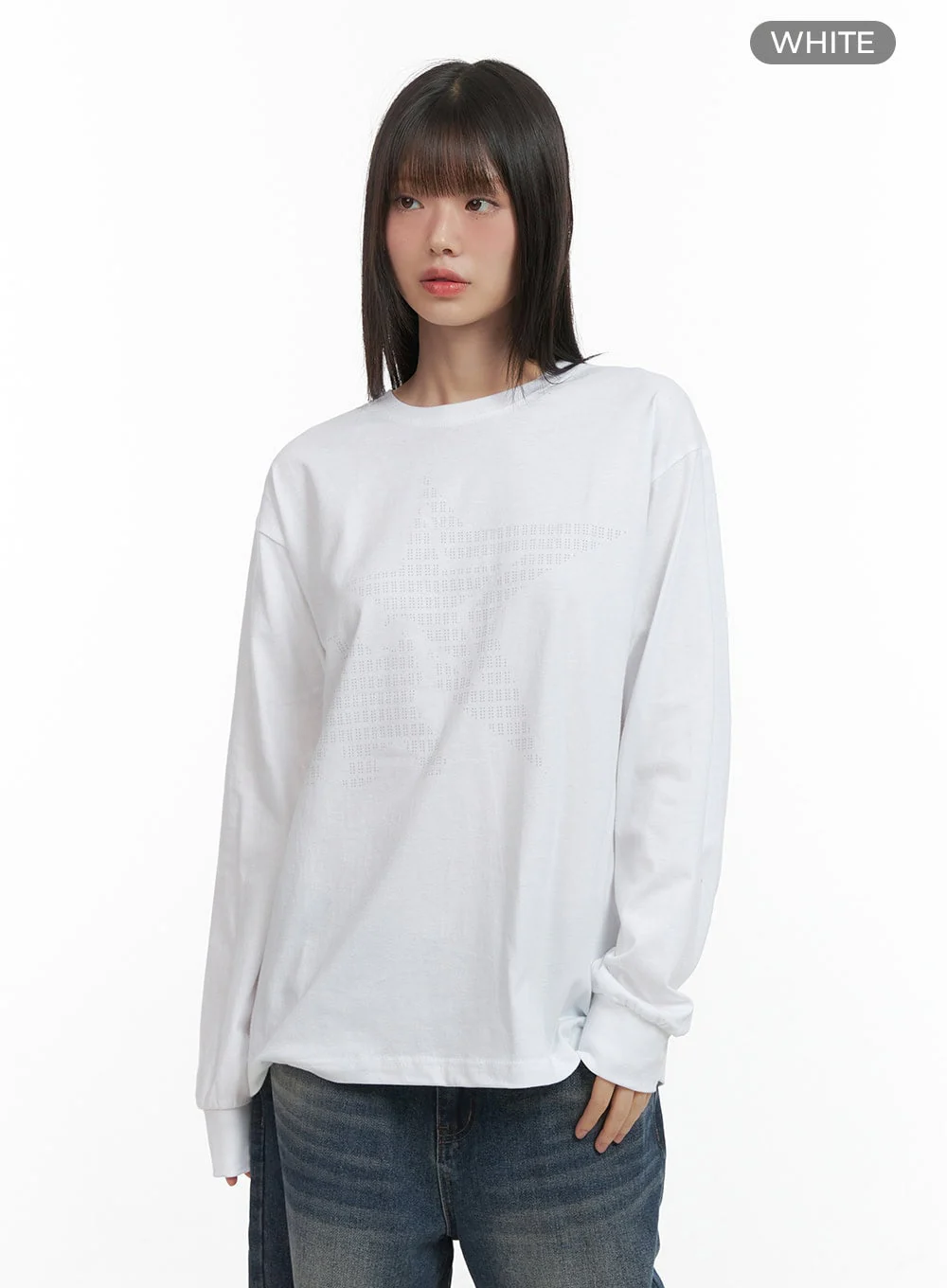 Basic Loose Fit Long Sleeve Tee CO410 - Image 7