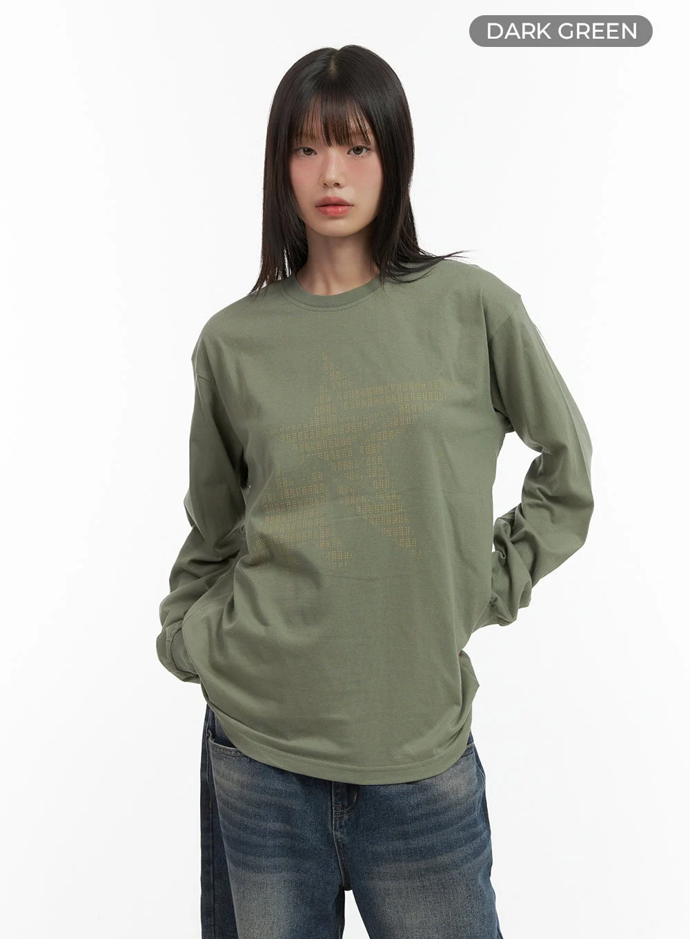 Basic Loose Fit Long Sleeve Tee CO410 - Image 8