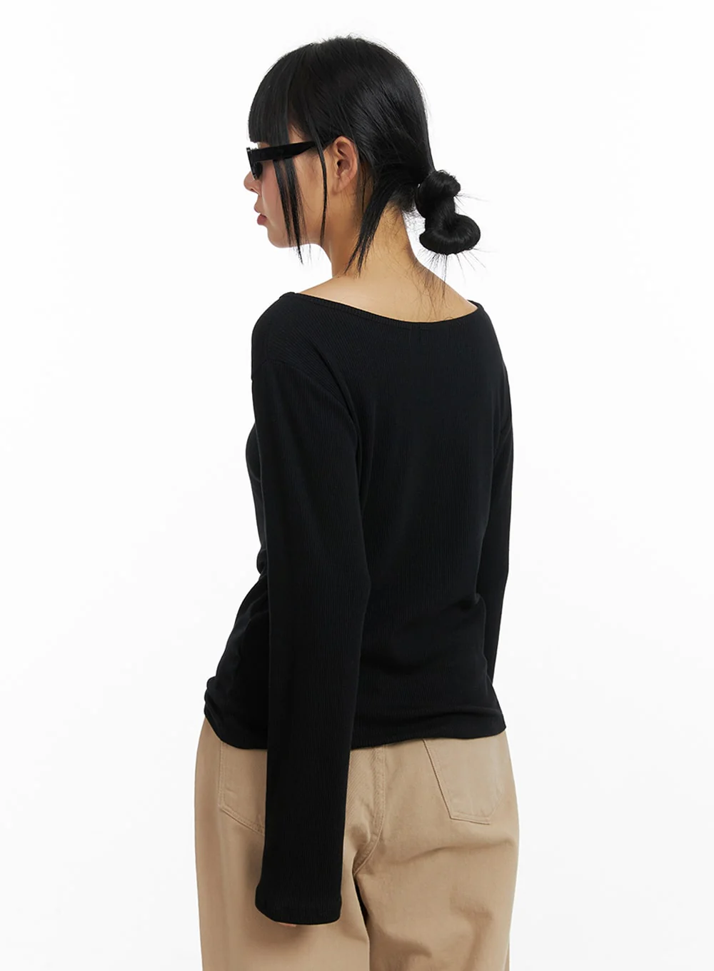 Basic Round Neck Long Sleeve IM414 - Image 4