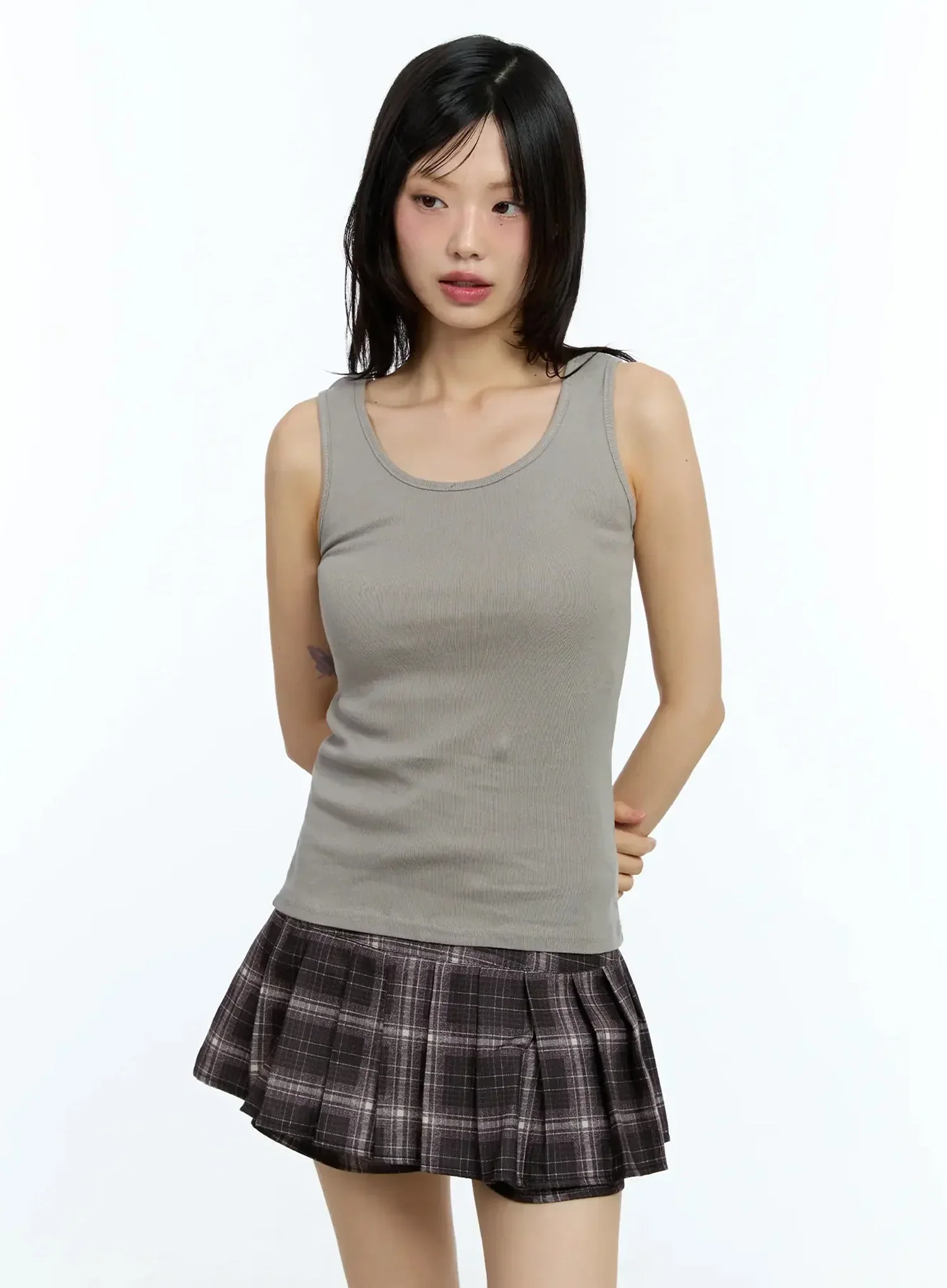 Basic Slim-Fit Tank Top IU524 - Image 18