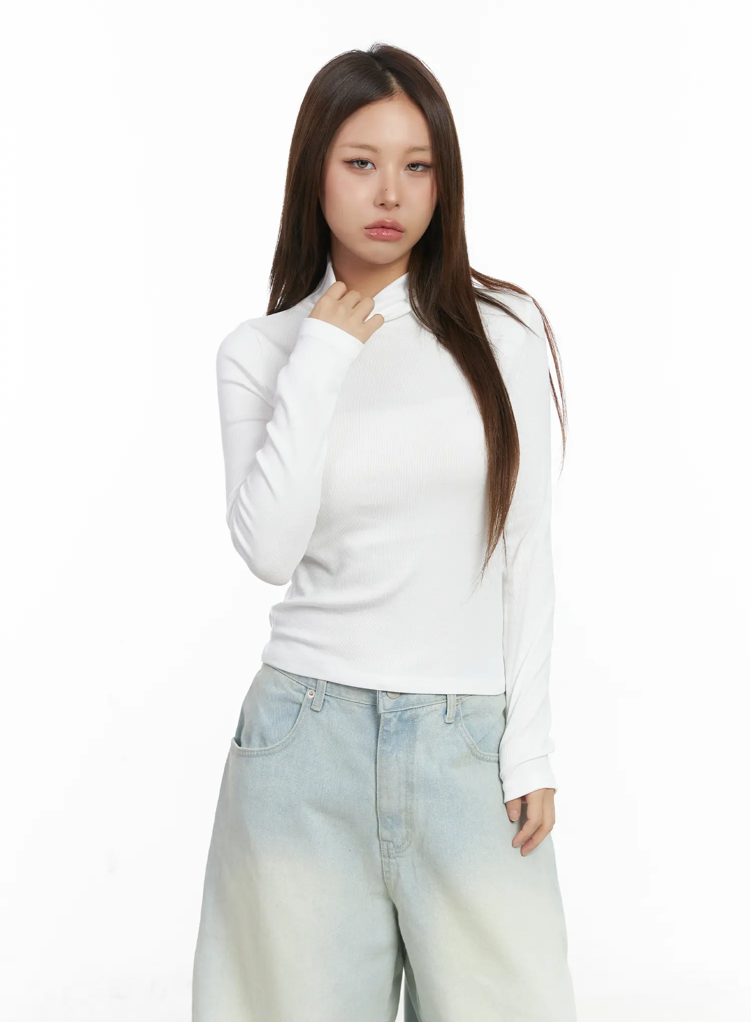 Basic Turtleneck Long Sleeve CJ513 - Image 11