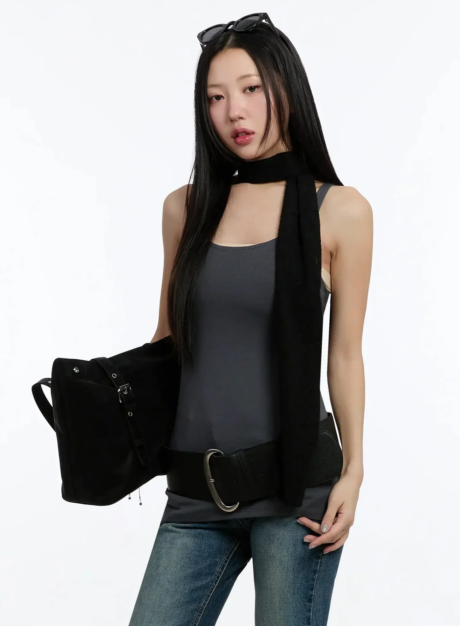 Basic U-Neck Tank Top IM509