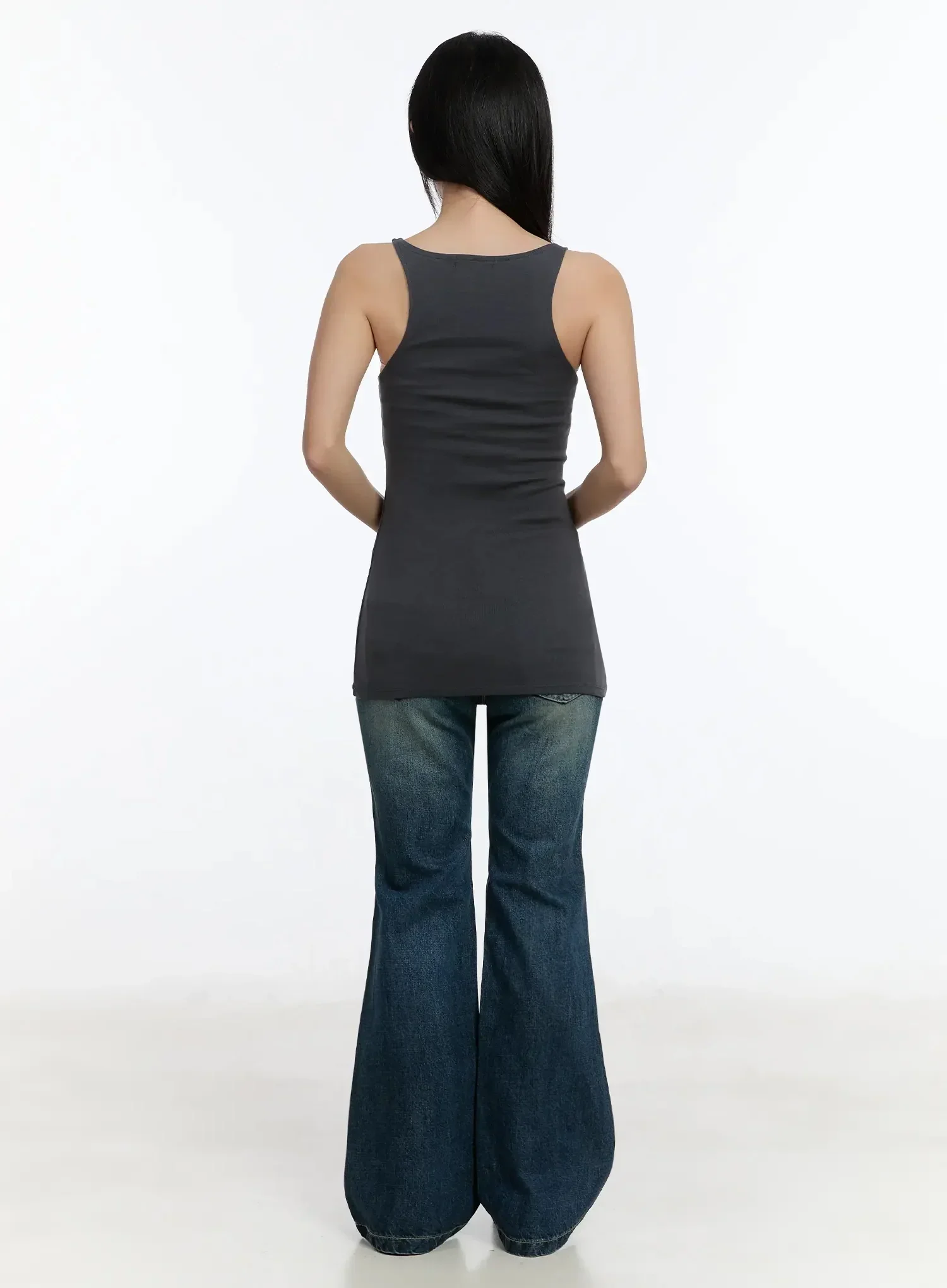 Basic U-Neck Tank Top IM509 - Image 13