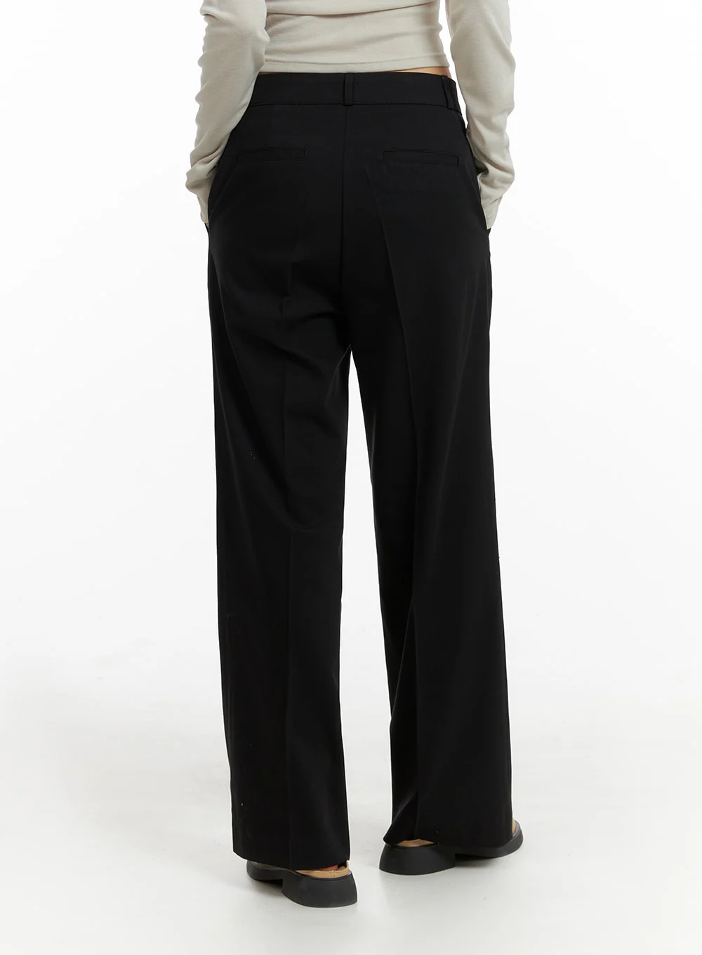 Basic Wide Trousers IM414 - Image 5