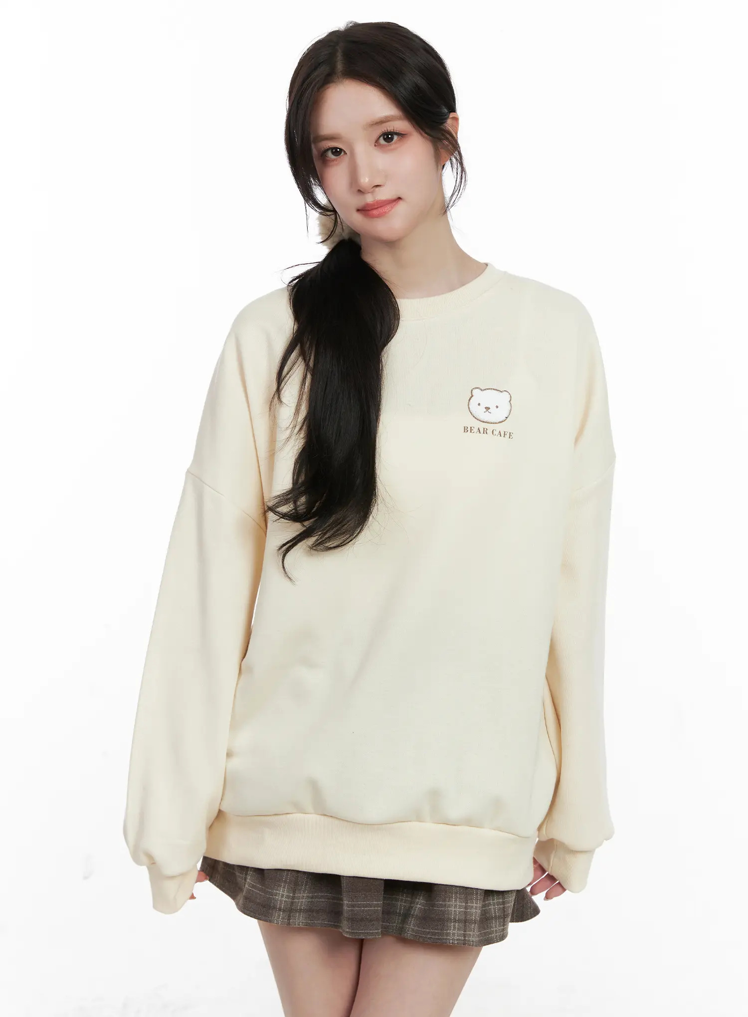 Bear Cafe Graphic Sweatshirt CN527