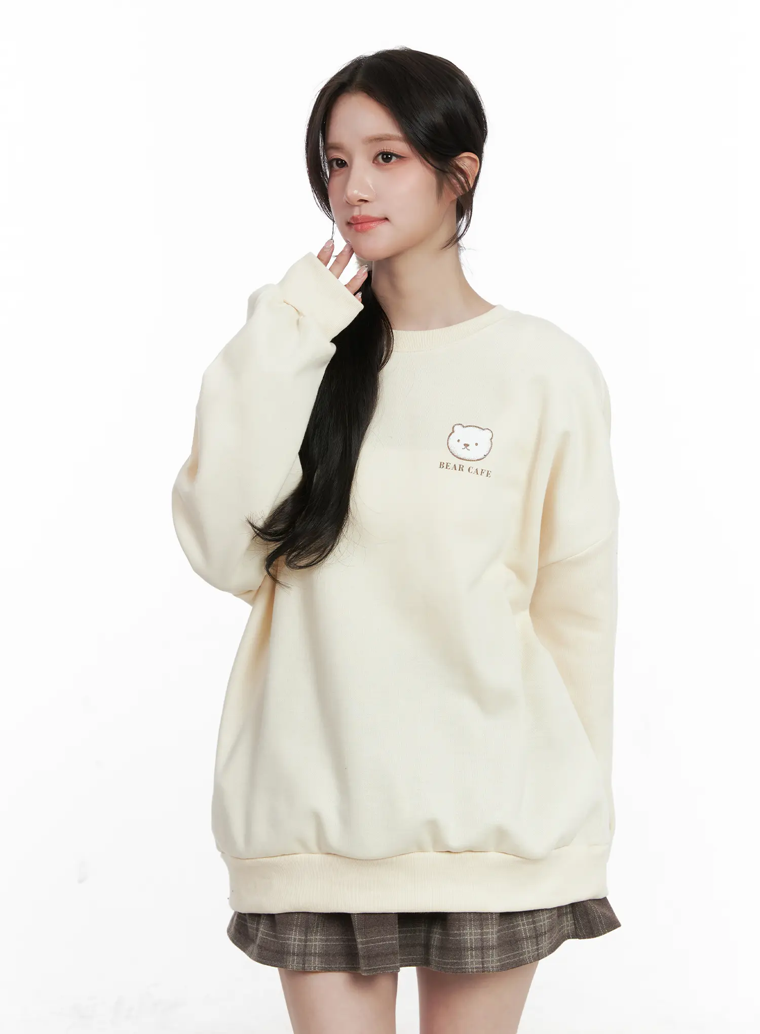 Bear Cafe Graphic Sweatshirt CN527 - Image 5
