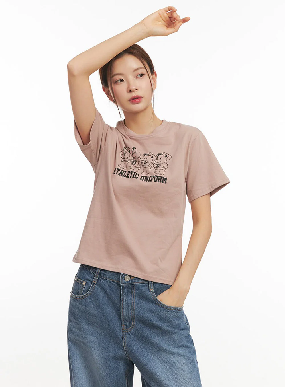 Bear Graphic Tee IM513 - Image 6