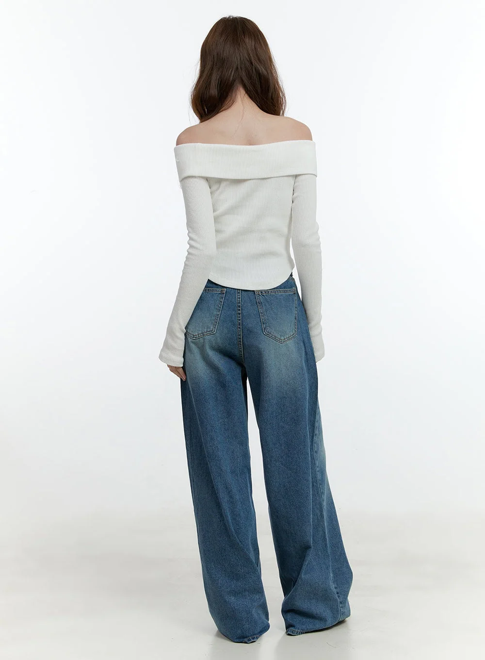 Becky Wide-Leg Jeans CF504 - Image 7