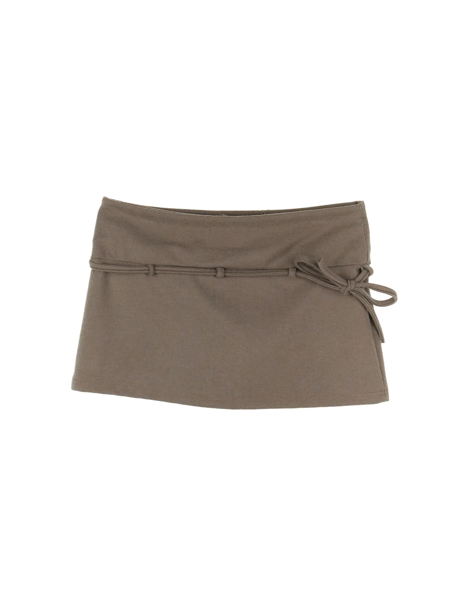 Belted Cotton Mini Skirt CD517 - Image 10