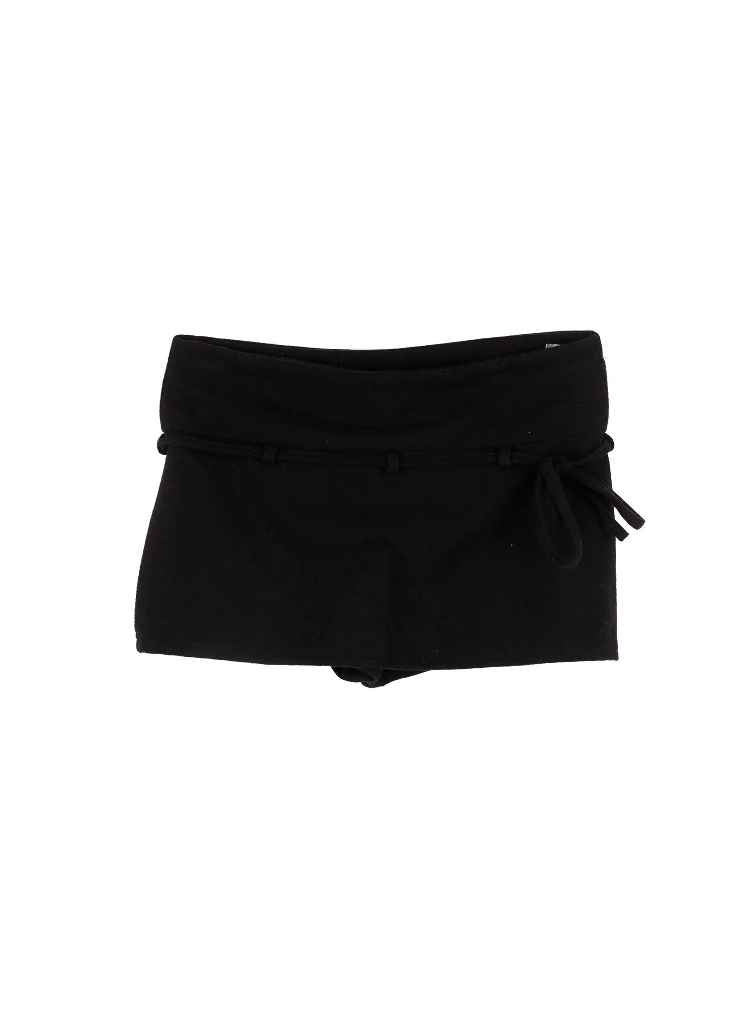 Belted Cotton Mini Skirt CD517 - Image 11