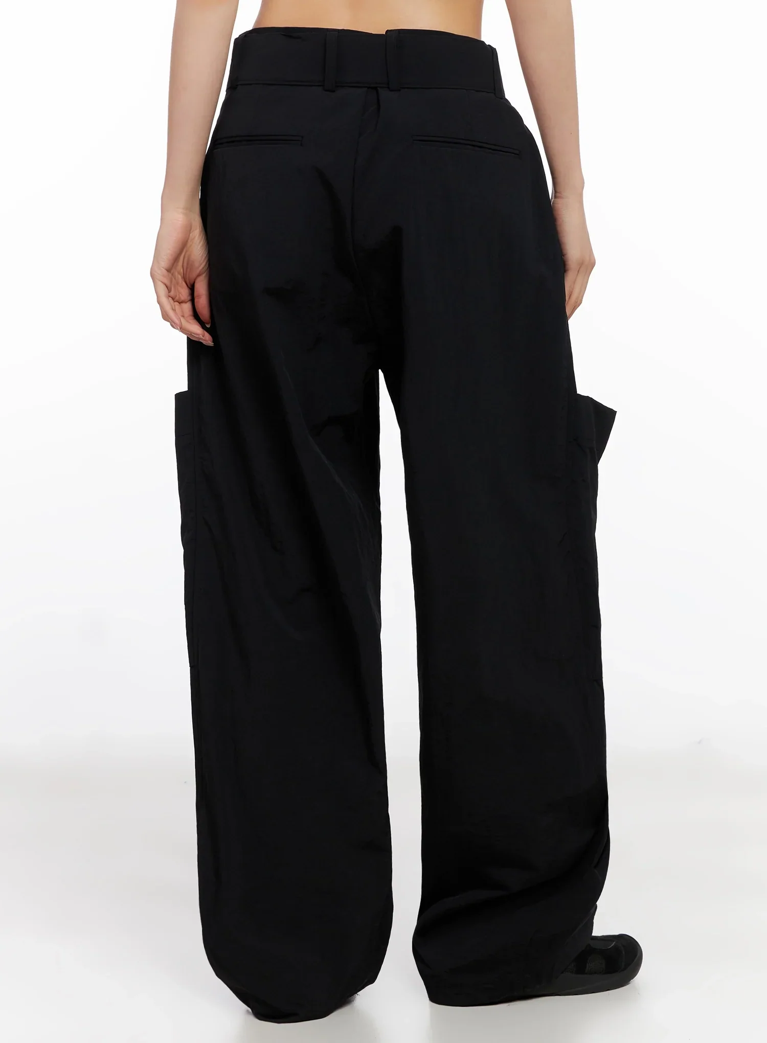 Belted Wide-Leg Utility Cargo Pants IG508 - Image 13