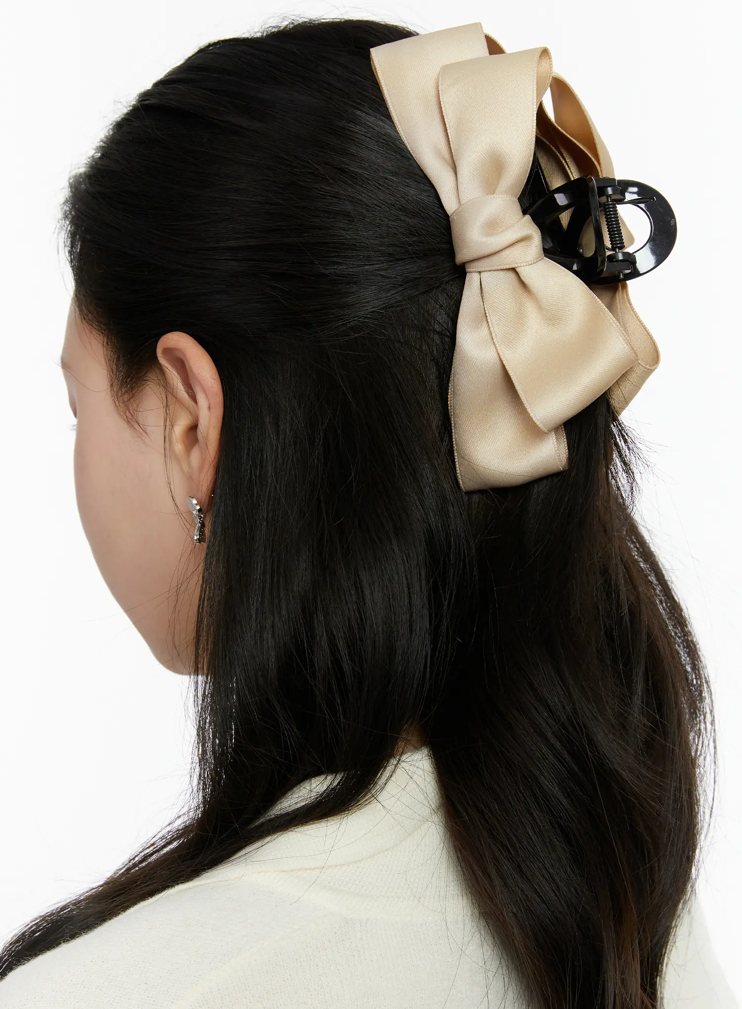 Big Double Bow Claw Clip F502