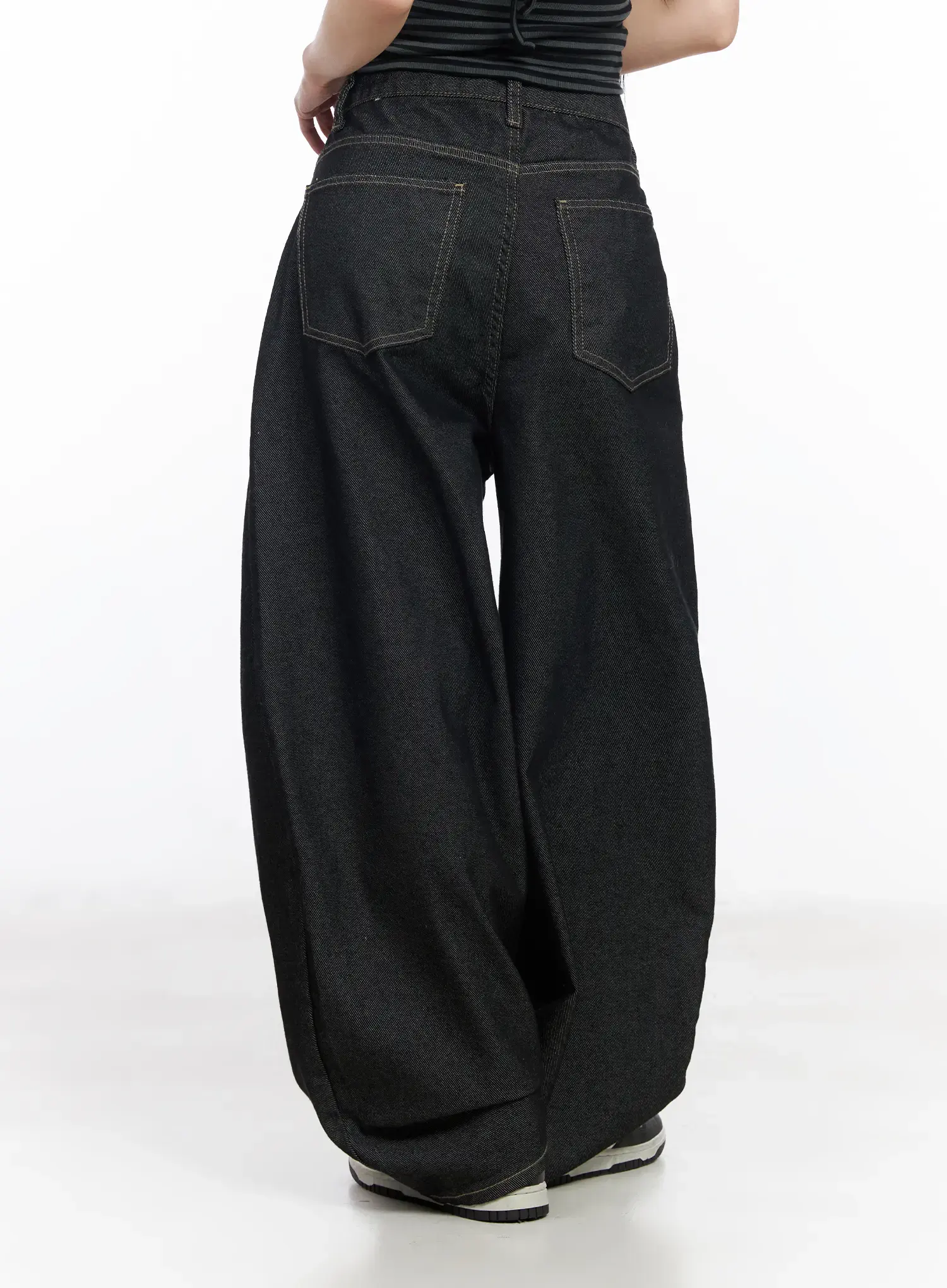 Birdie Wide Leg Baggy Jeans CF519 - Image 4