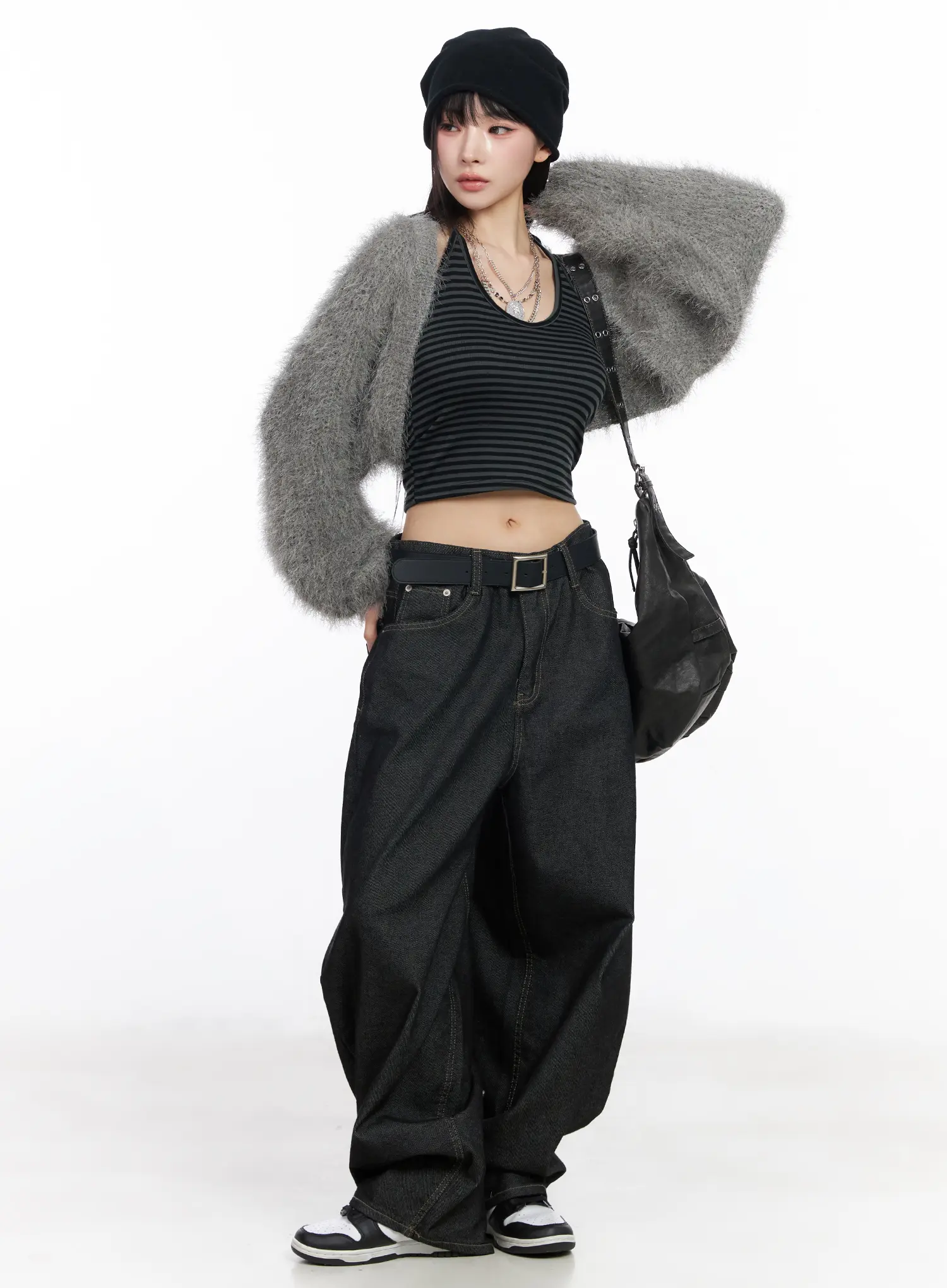 Birdie Wide Leg Baggy Jeans CF519 - Image 7