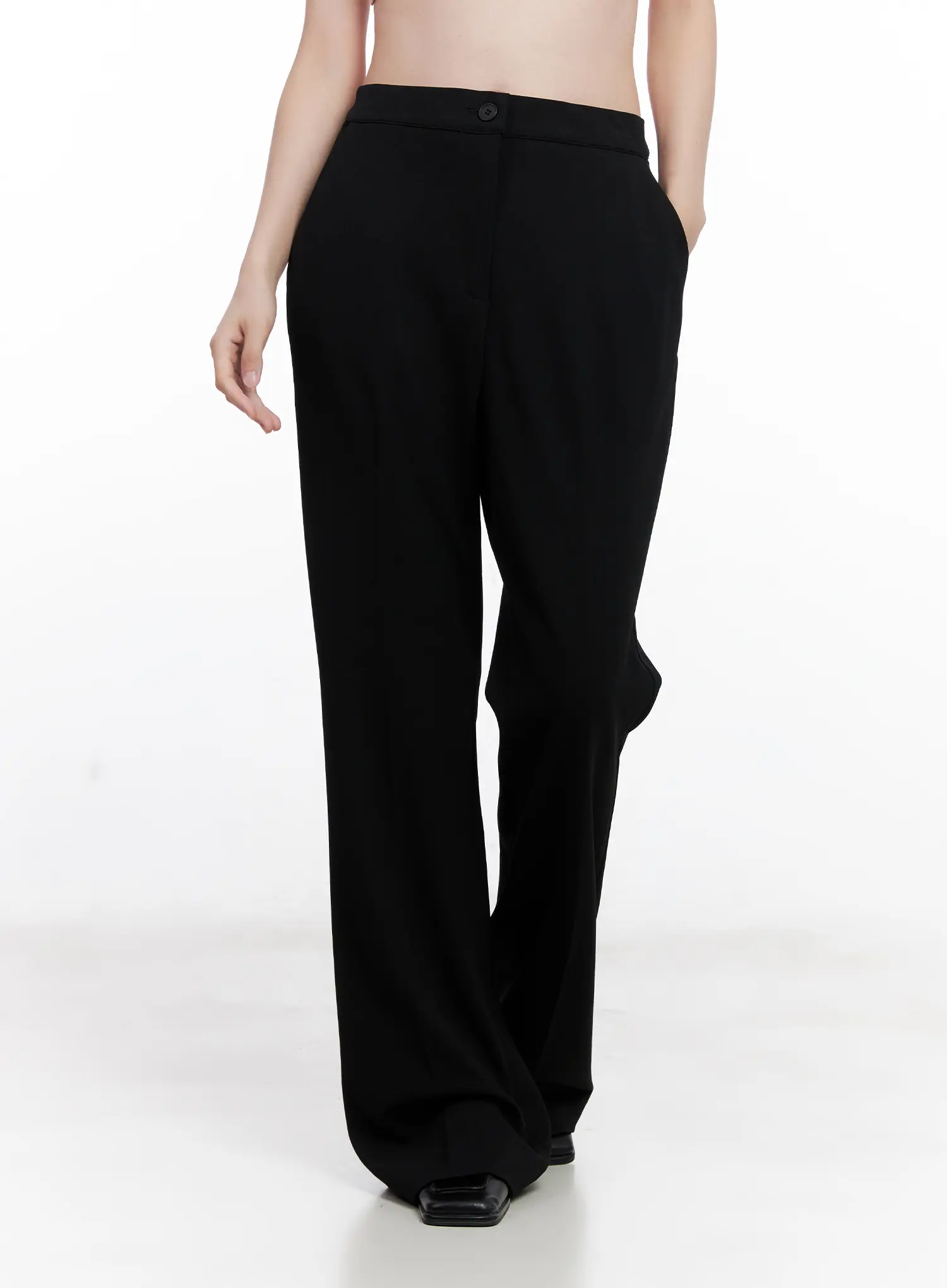 Black Flared Trousers CL523 - Image 9