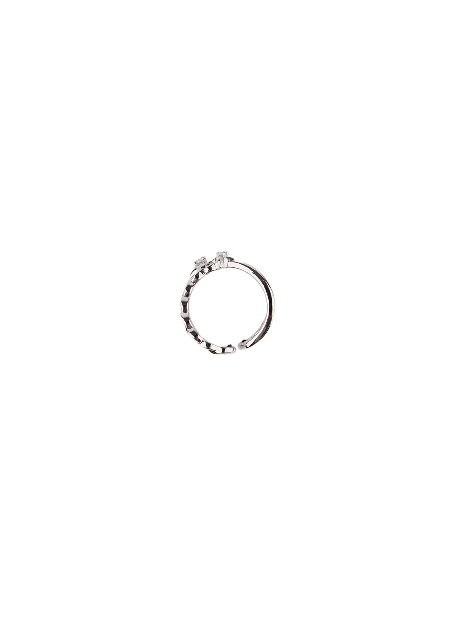 Black Twisted Ring CF525 - Image 5