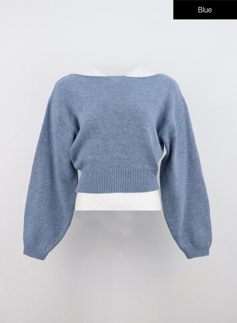 Boat Neck Knit Sweater ON320 - Image 11
