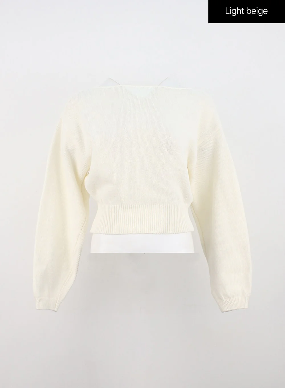 Boat Neck Knit Sweater ON320 - Image 9