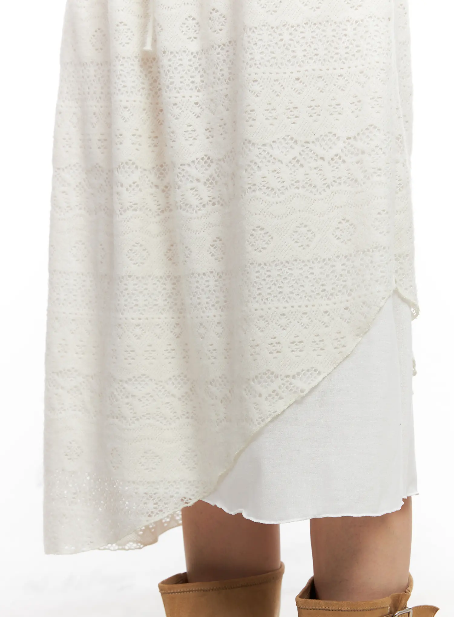 Bohemian Crochet Midi Skirt CN520 - Image 9
